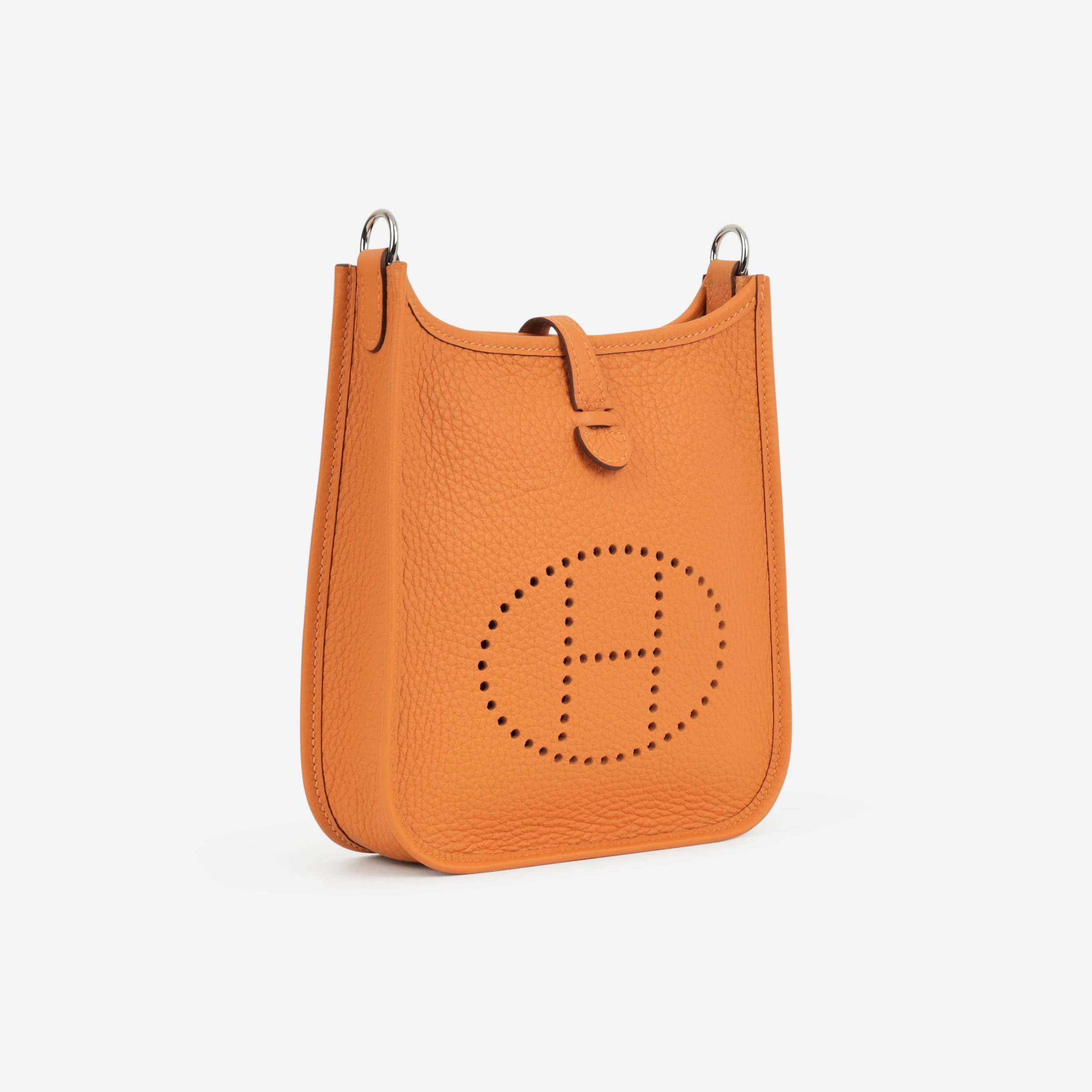 Hermès Mini Evelyne 16 - Orange Clemence | Palladium Hardware - Image 3