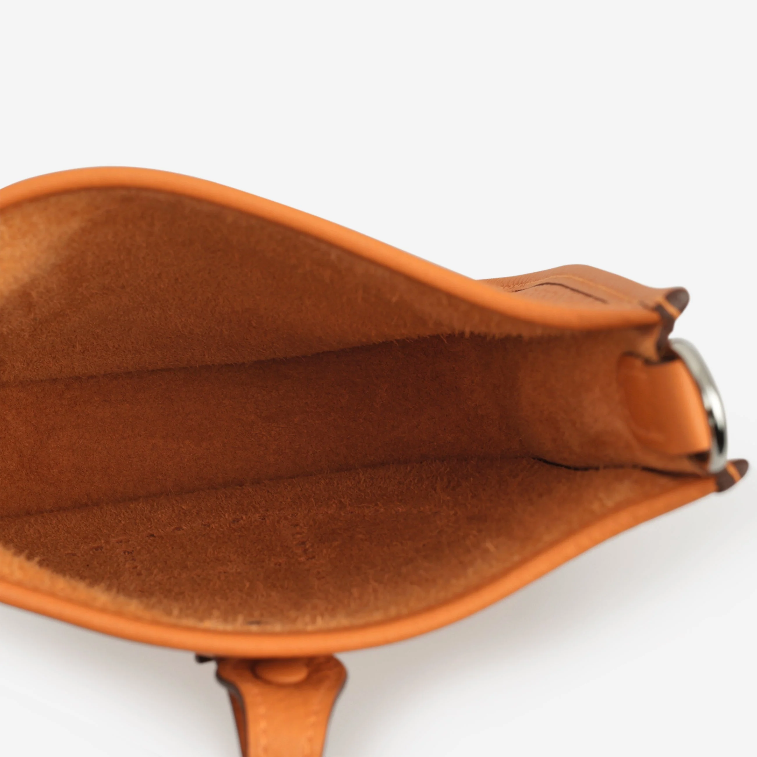 Hermès Mini Evelyne 16 - Orange Clemence | Palladium Hardware - Image 6