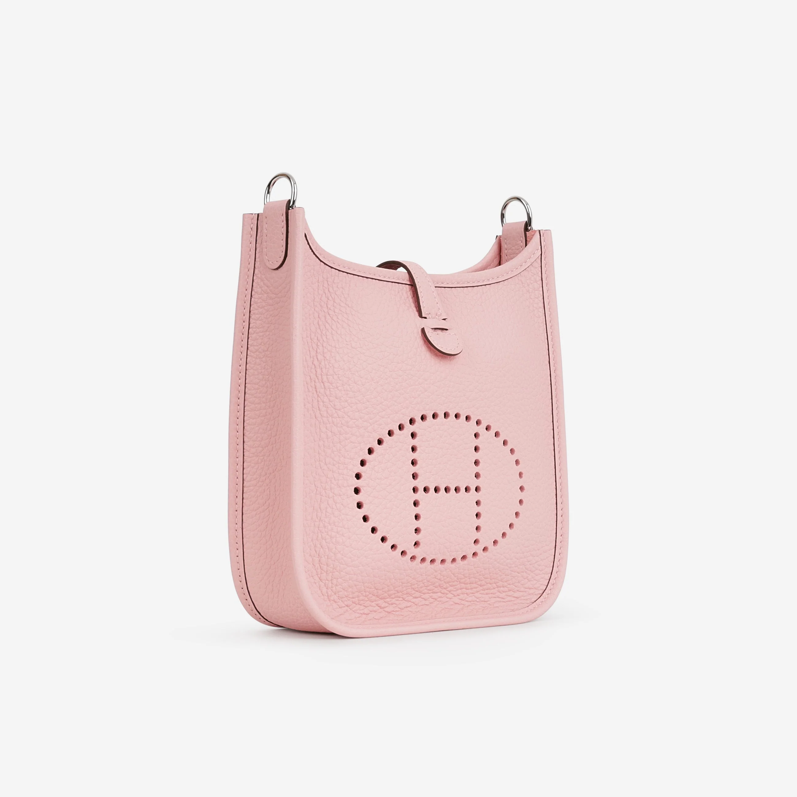 Hermès Mini Evelyne 16 - Rose Sakura Clemence | Palladium Hardware - Image 2