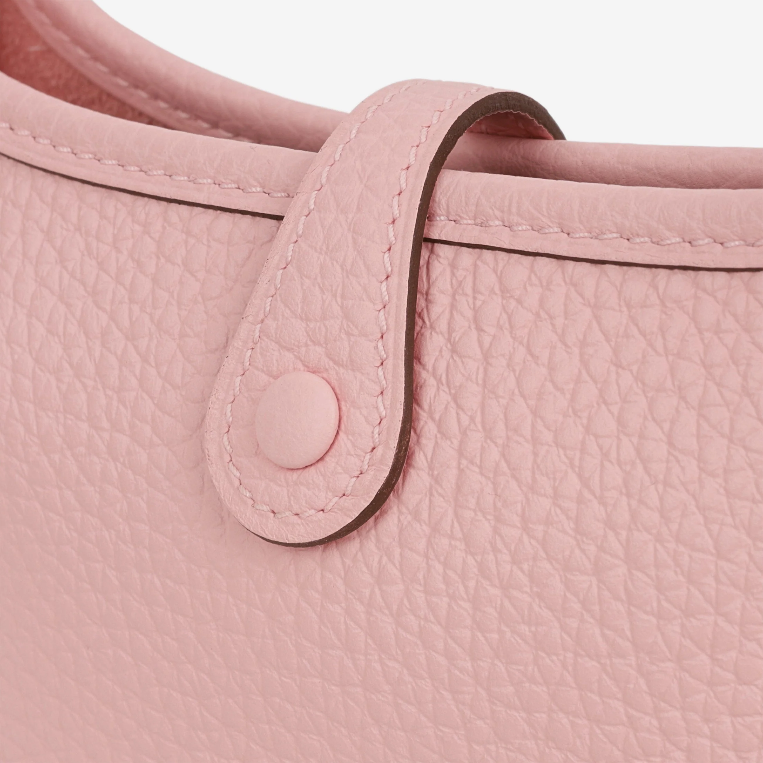 Hermès Mini Evelyne 16 - Rose Sakura Clemence | Palladium Hardware - Image 7