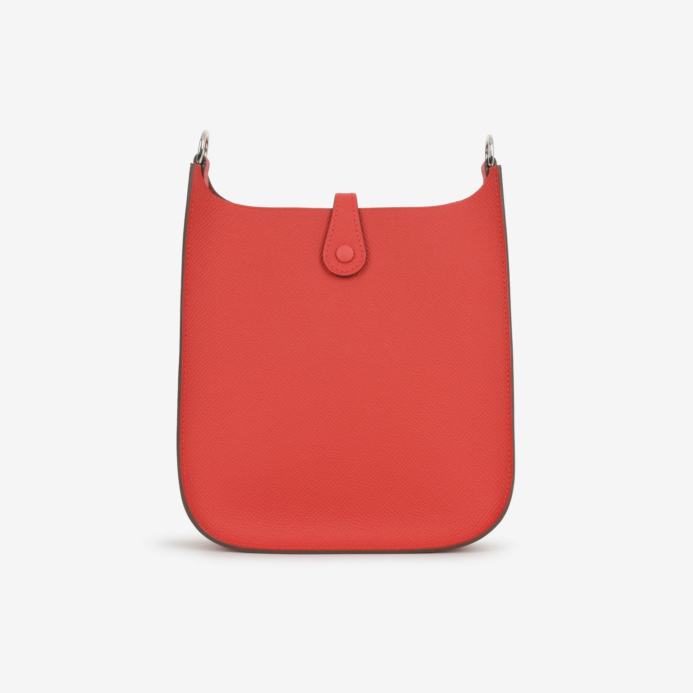 Hermès Mini Evelyne 16 - Rouge Radieux Epsom | Palladium Hardware - Image 4