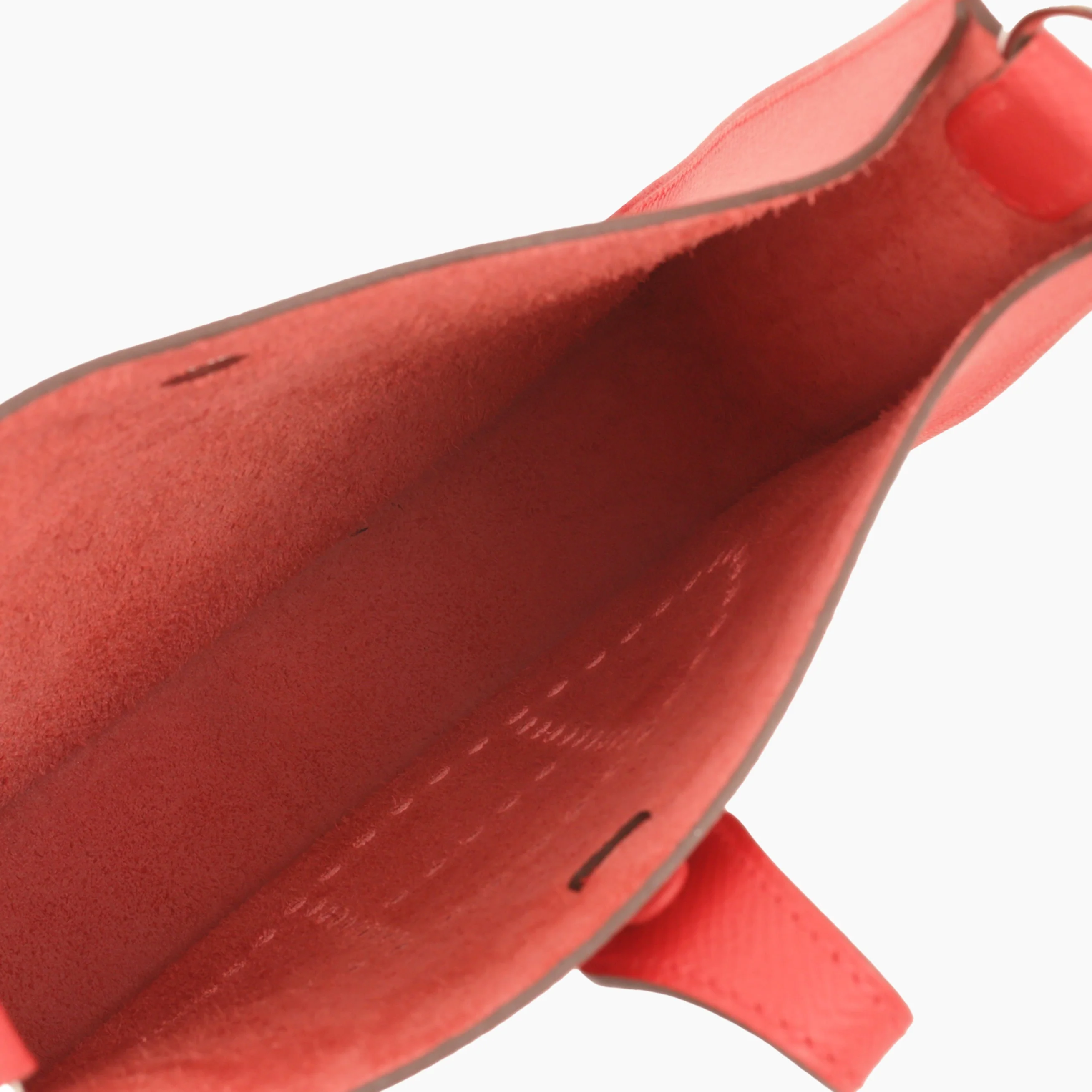 Hermès Mini Evelyne 16 - Rouge Radieux Epsom | Palladium Hardware - Image 6