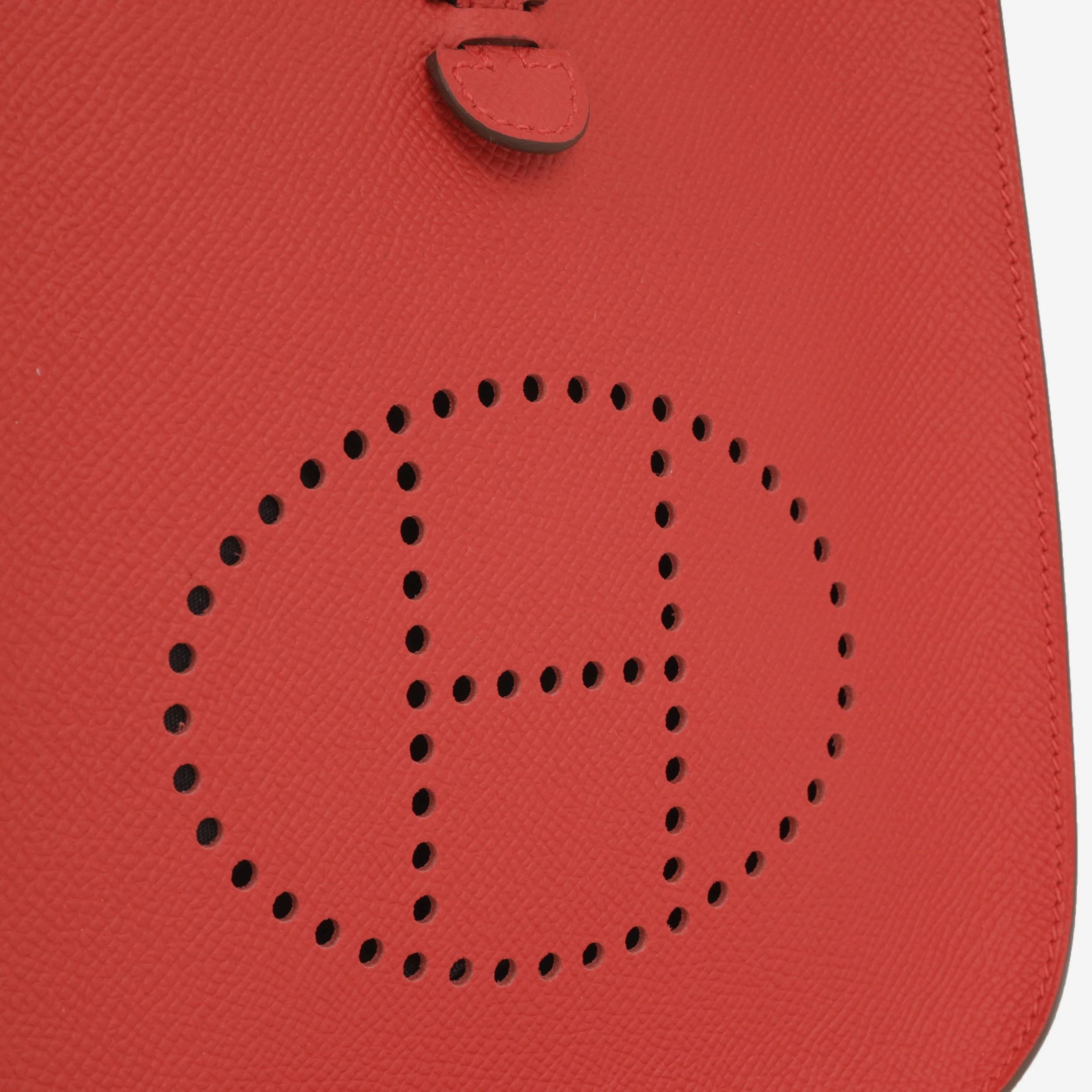 Hermès Mini Evelyne 16 - Rouge Radieux Epsom | Palladium Hardware - Image 7