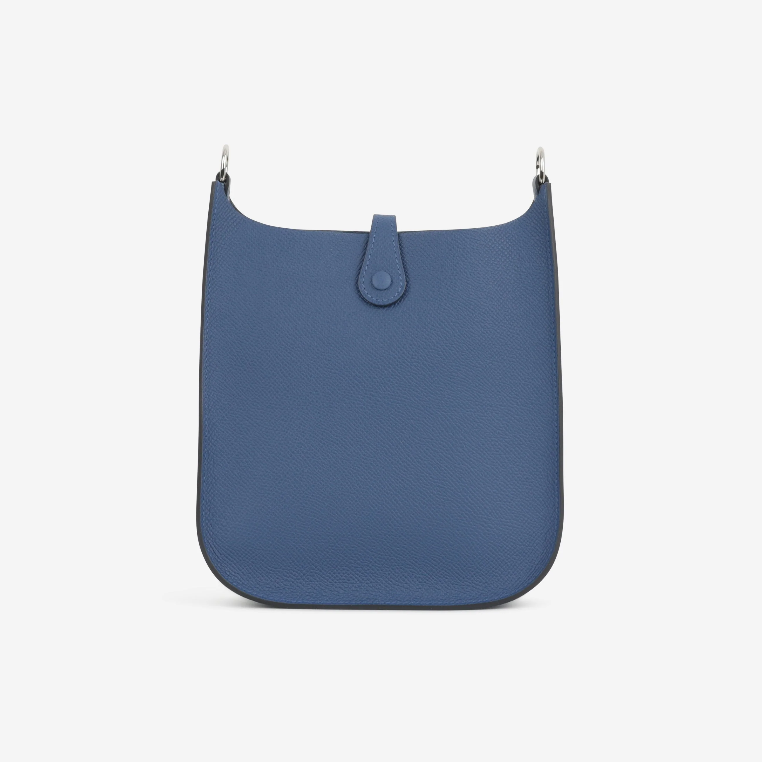 Hermès Mini Evelyne 16 Sellier - Bleu Tie Epsom | Palladium Hardware - Image 4
