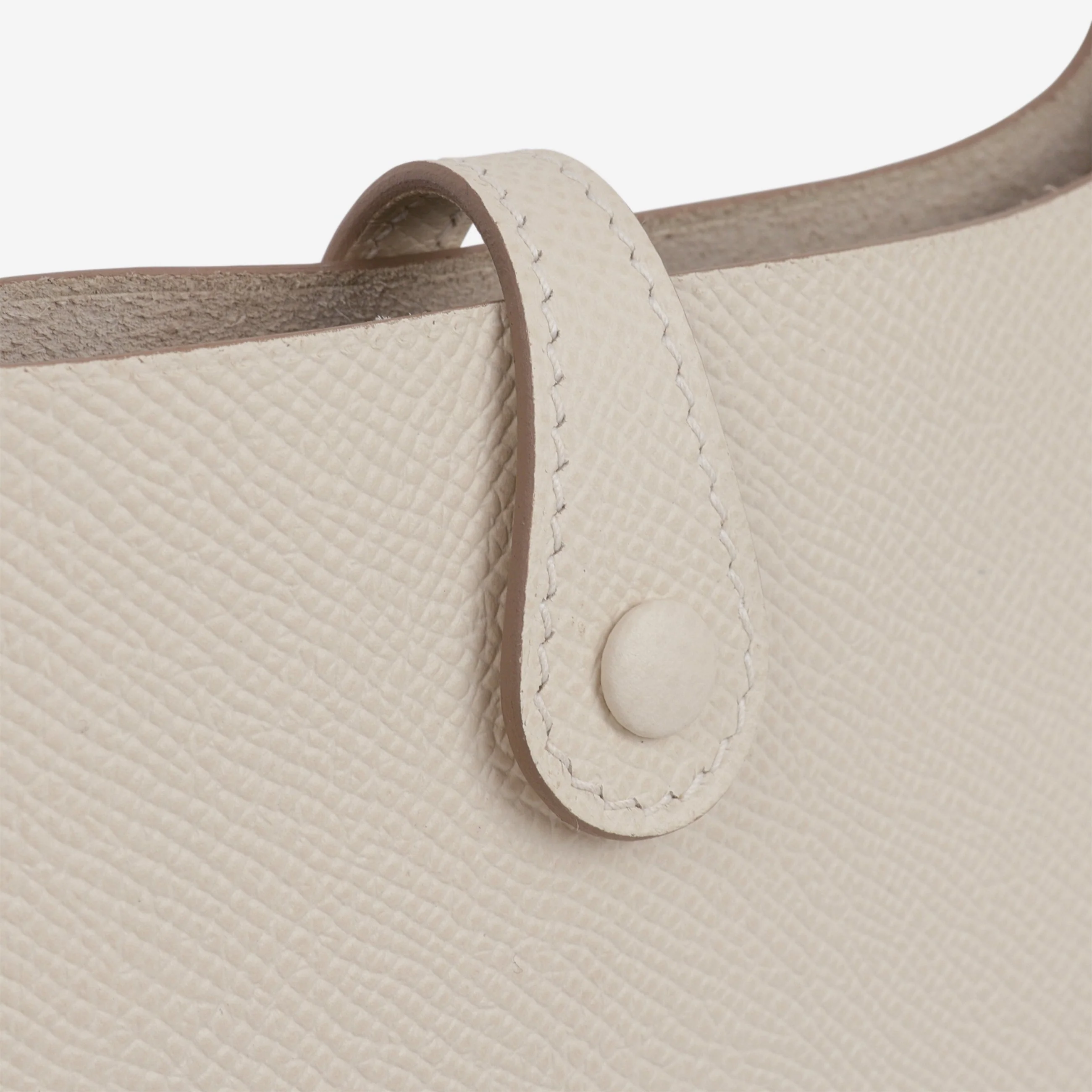 Hermès Hermès Mini Evelyne 16 Sellier - Craie Epsom | Palladium Hardware - Image 7