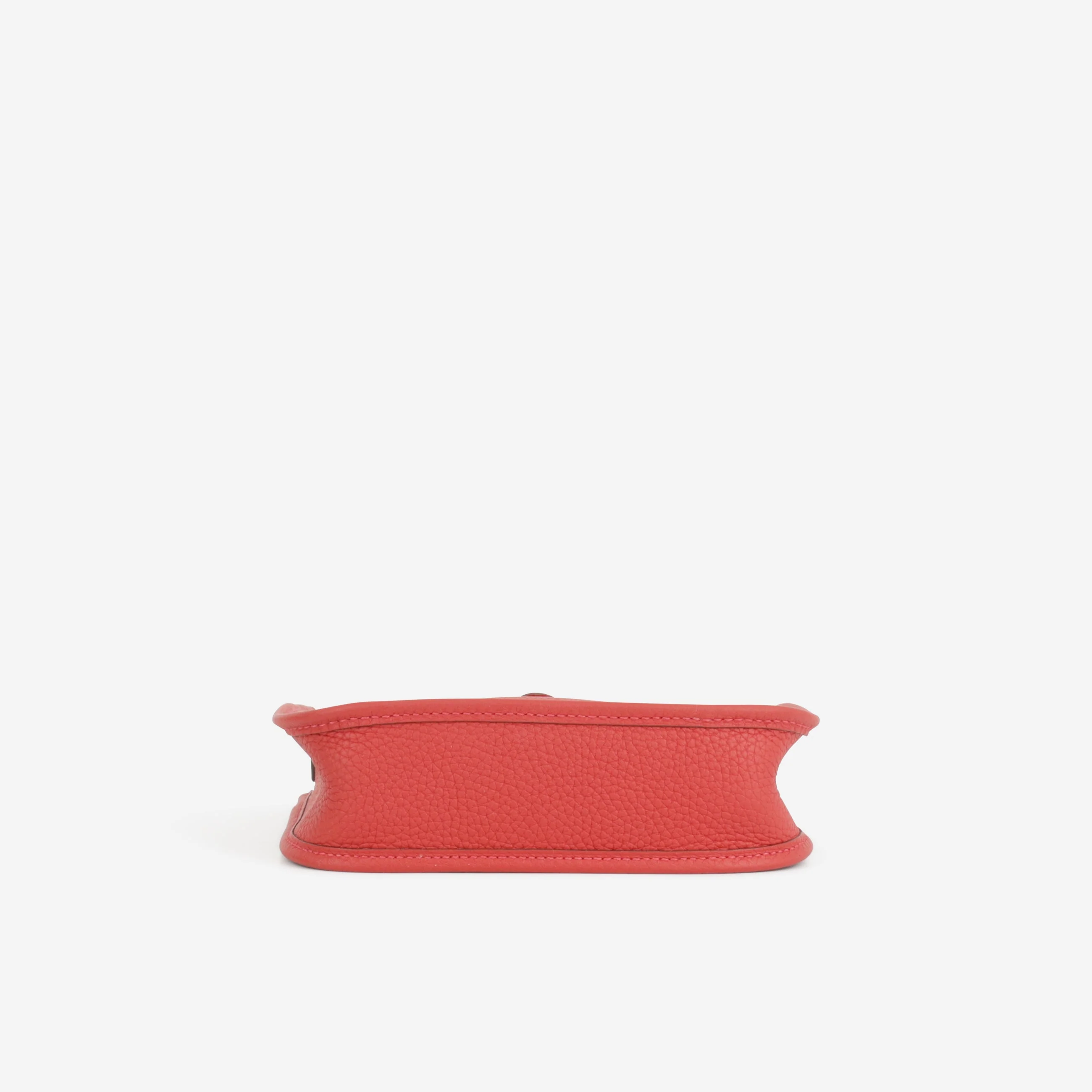 Hermès Mini Evelyne 16 - Vermillion / Rouge Vif Clemence | Gold Hardware - Image 5