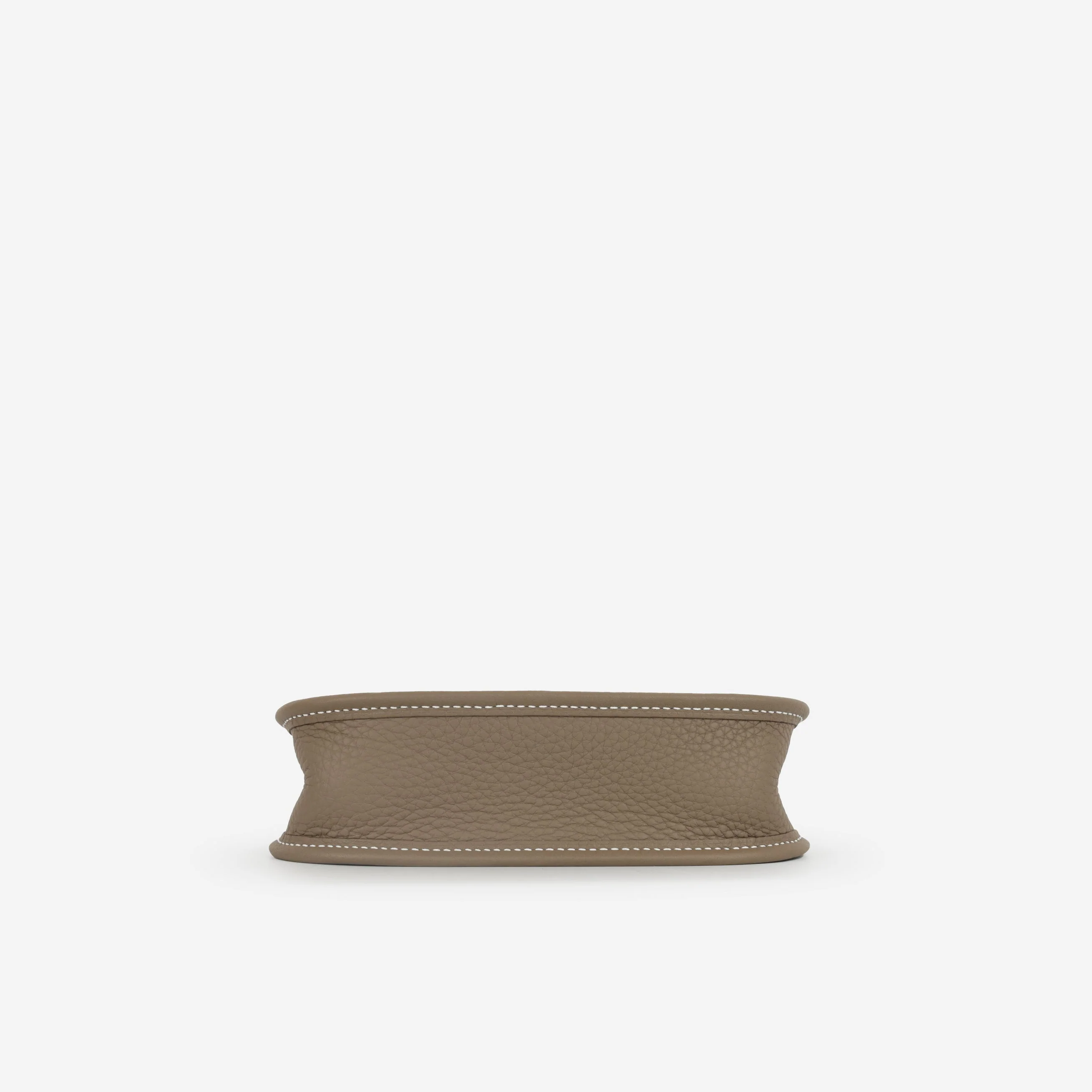 Hermès Mini Evelyne - Etoupe Clemence / Bleu Indigo Strap | Palladium Hardware - Image 6