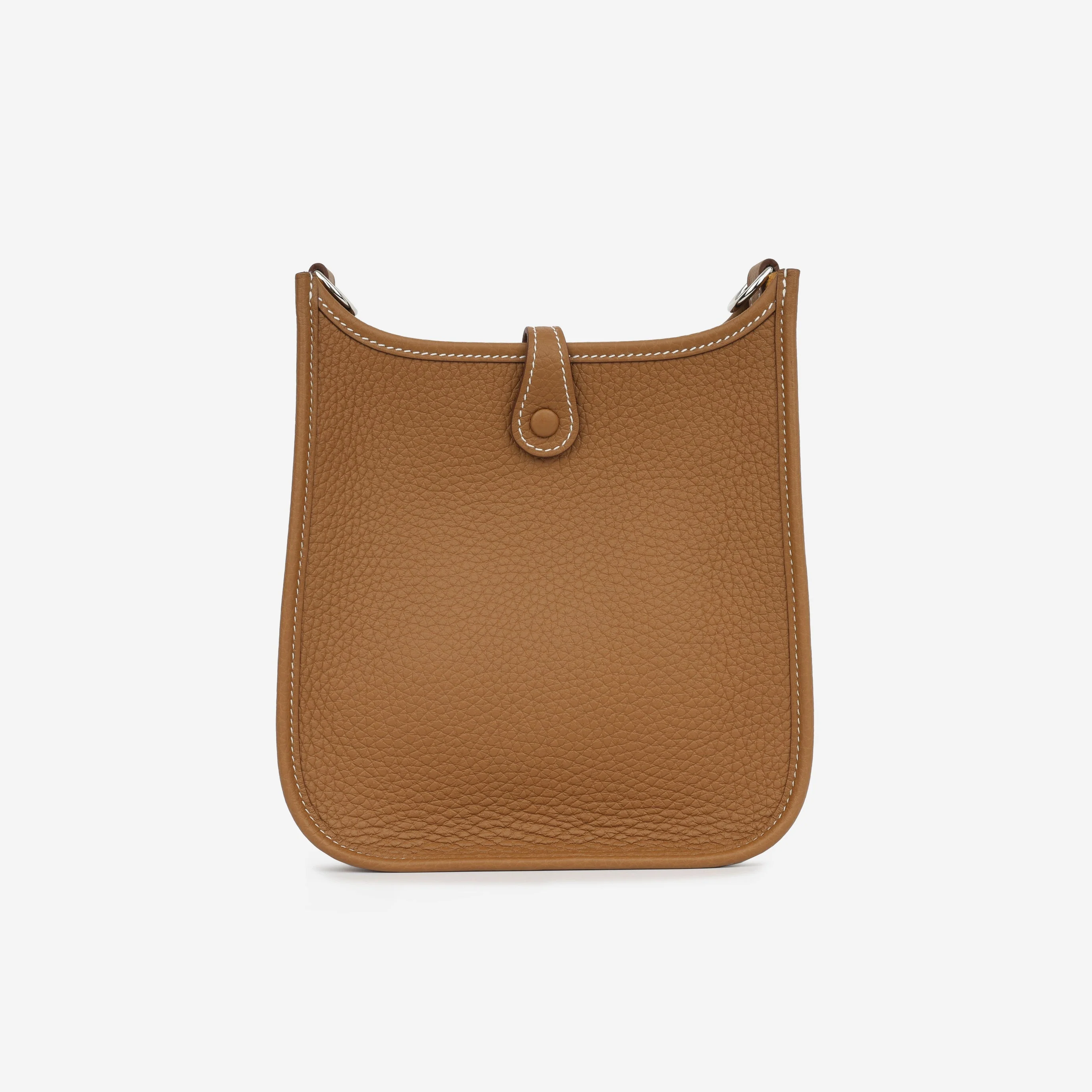 Hermès Mini Evelyne - Gold Clemence | Palladium Hardware - Image 6