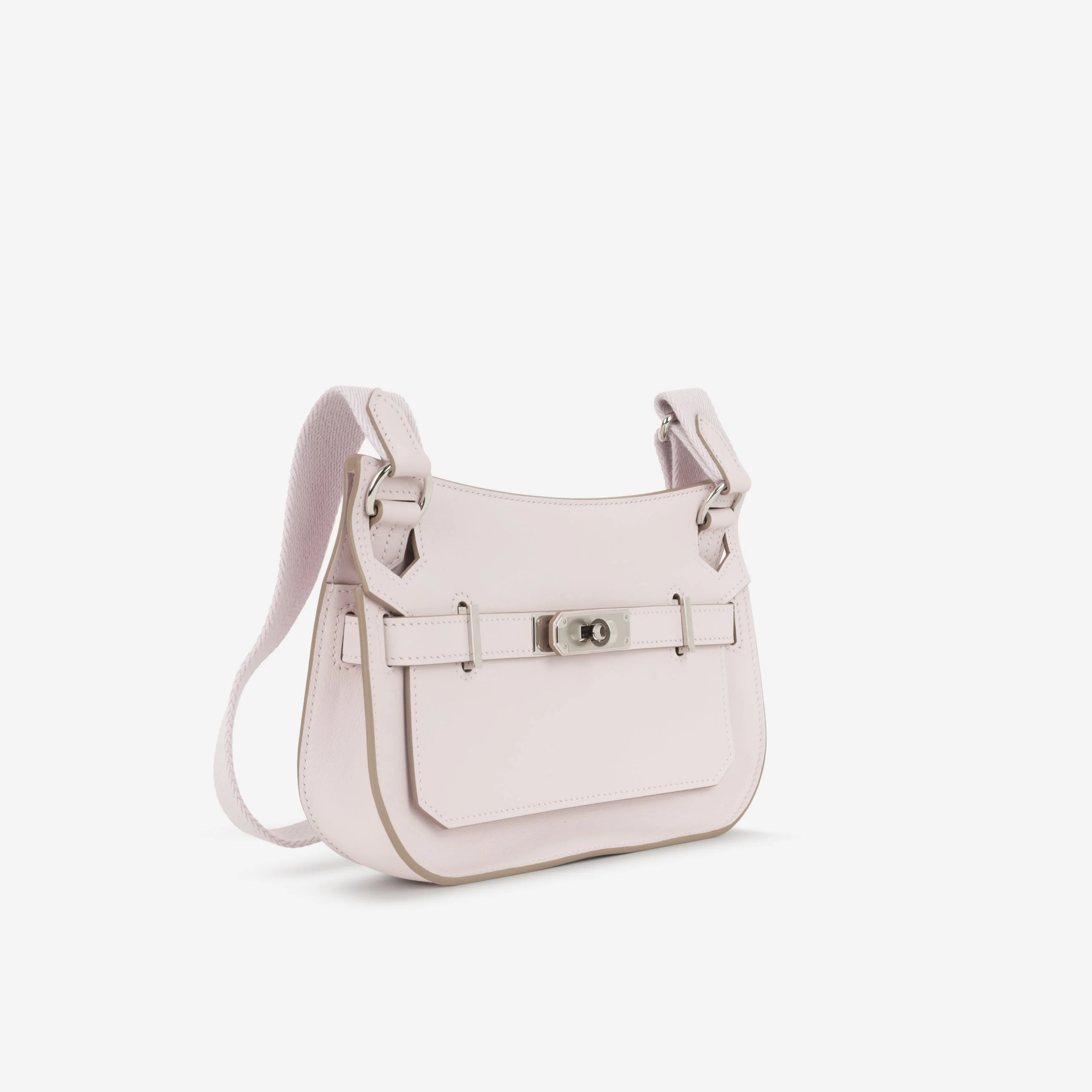 Hermès Mini Jypsiere - Mauve Pale Swift | Palladium Hardware - Image 2