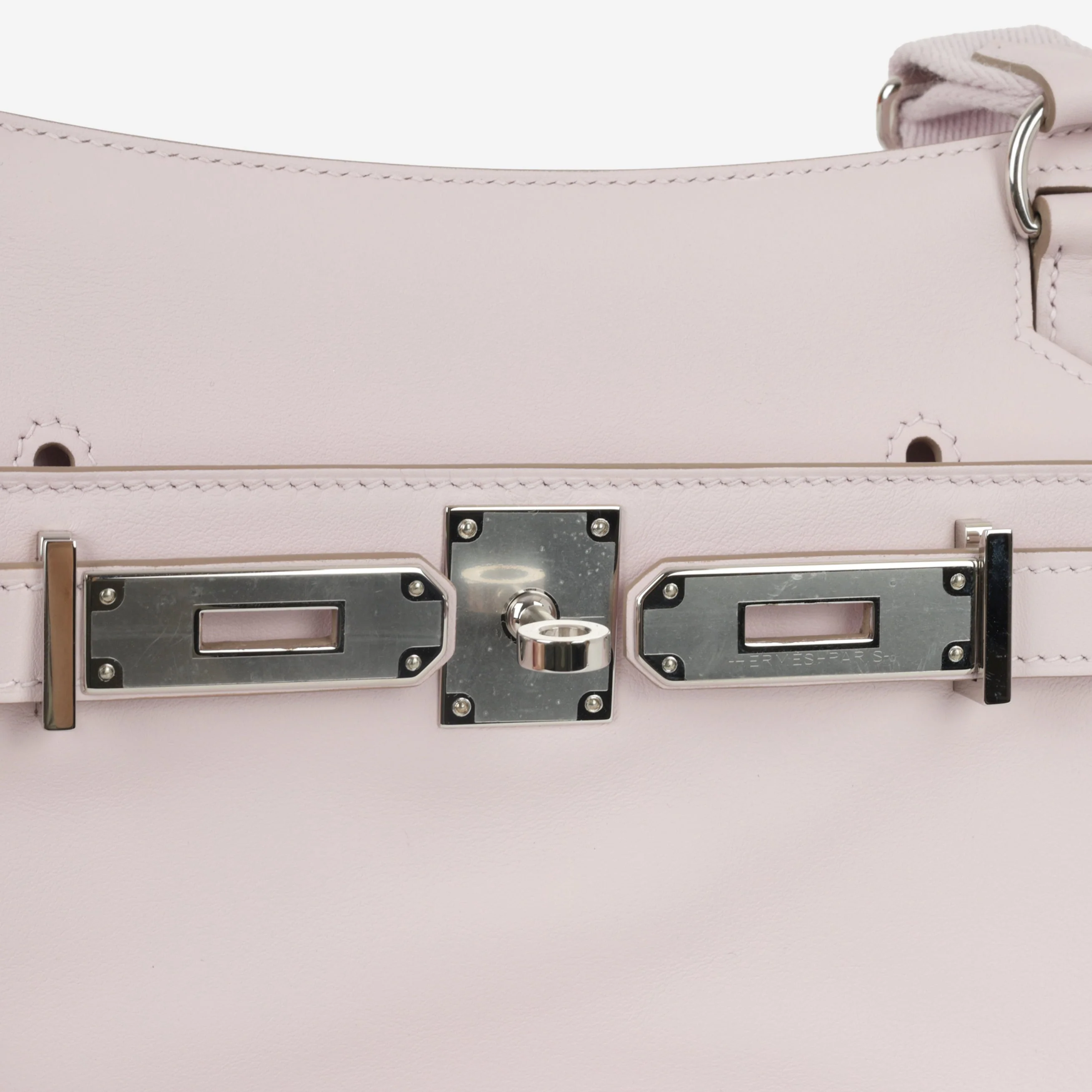 Hermès Mini Jypsiere - Mauve Pale Swift | Palladium Hardware - Image 6