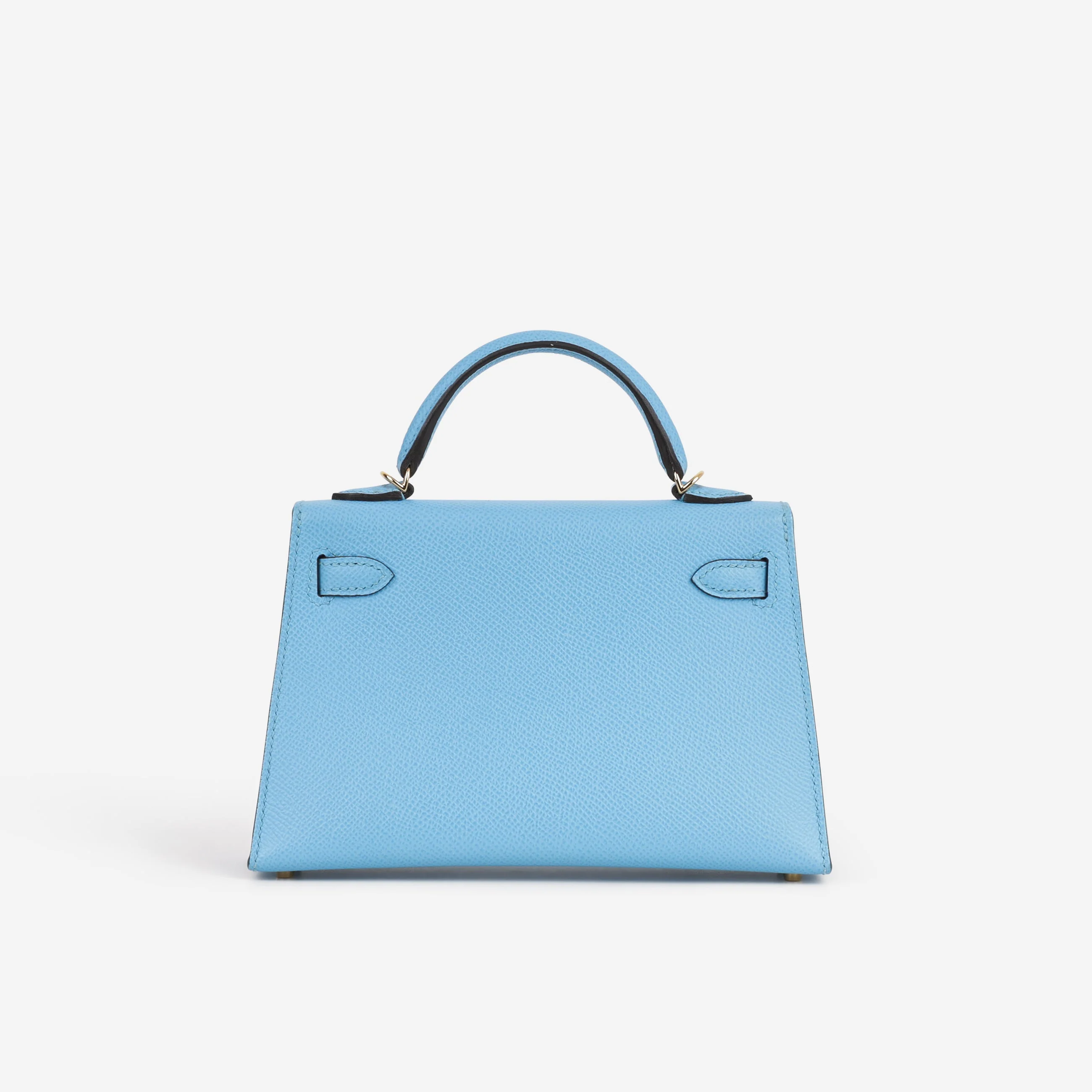 Hermès Mini Kelly 20 - Celeste Epsom | Gold Hardware - Image 4