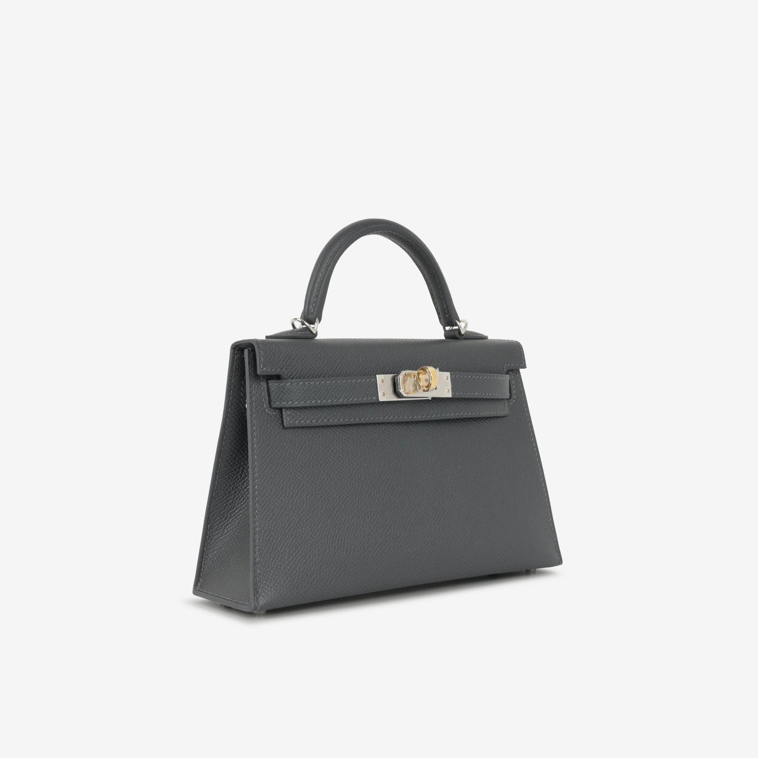 Hermès Mini Kelly - Ardoise Epsom | Electrum Hardware - Image 2