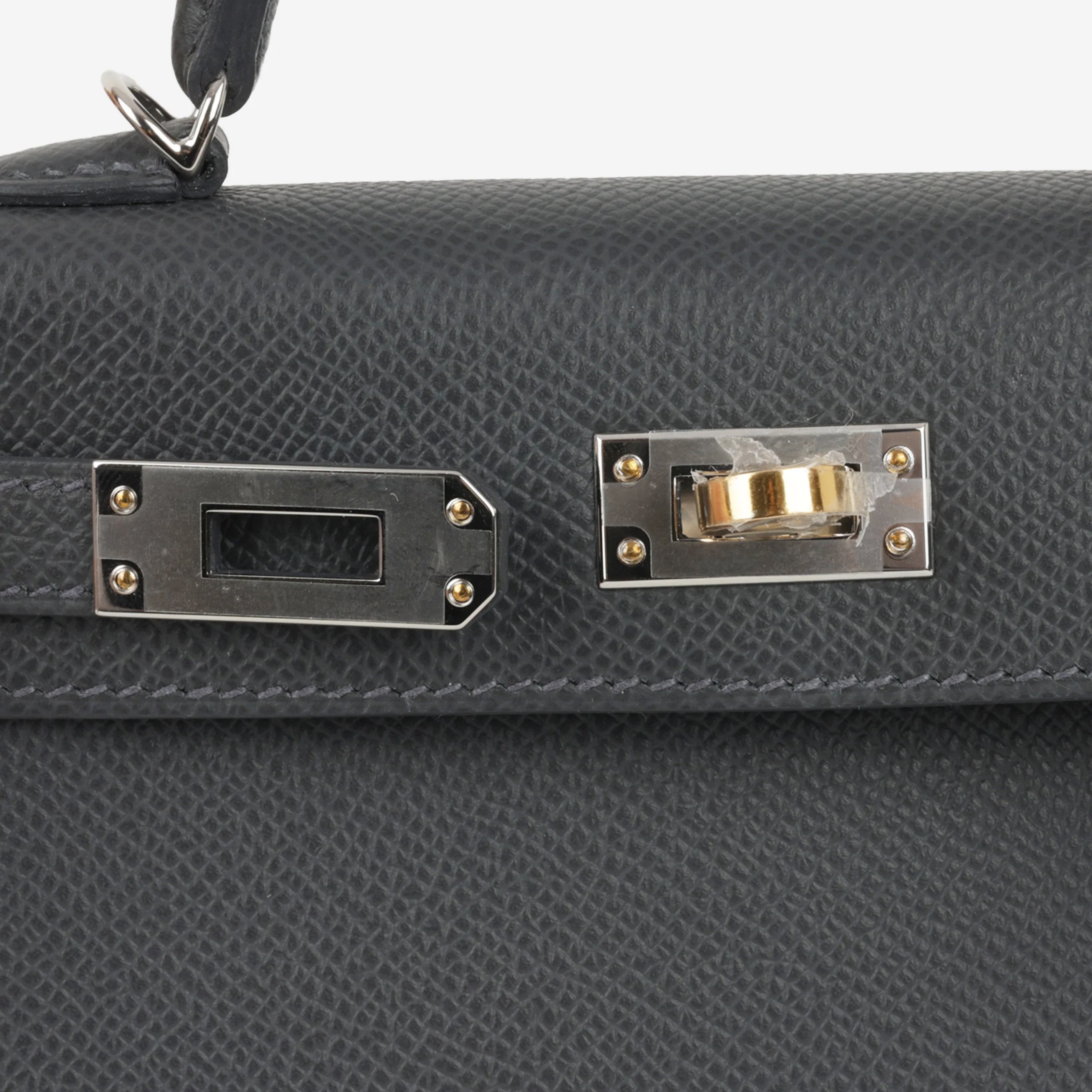 Hermès Mini Kelly - Ardoise Epsom | Electrum Hardware - Image 6