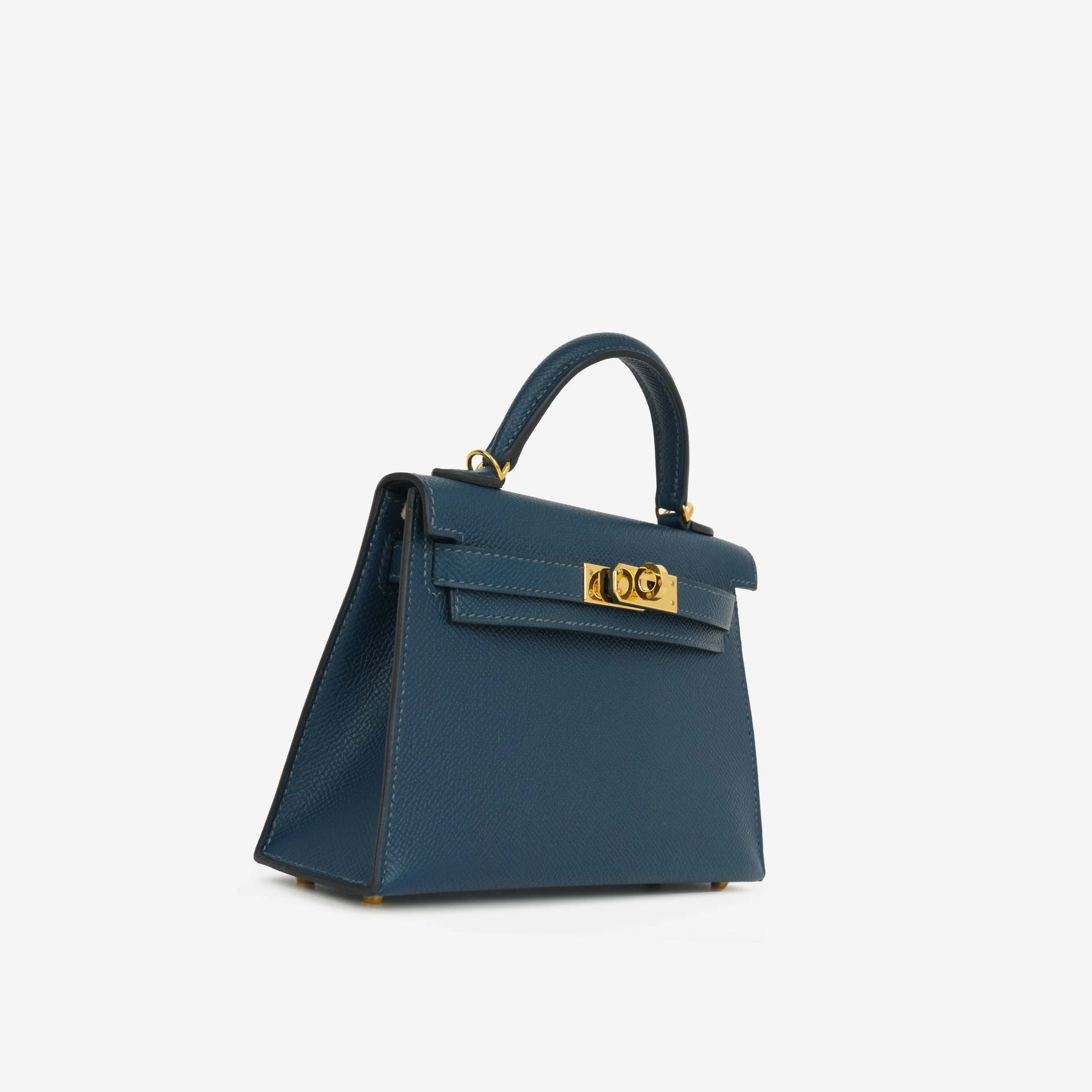Hermès Mini Kelly - Bleu De Prusse Epsom | Gold Hardware - Image 2