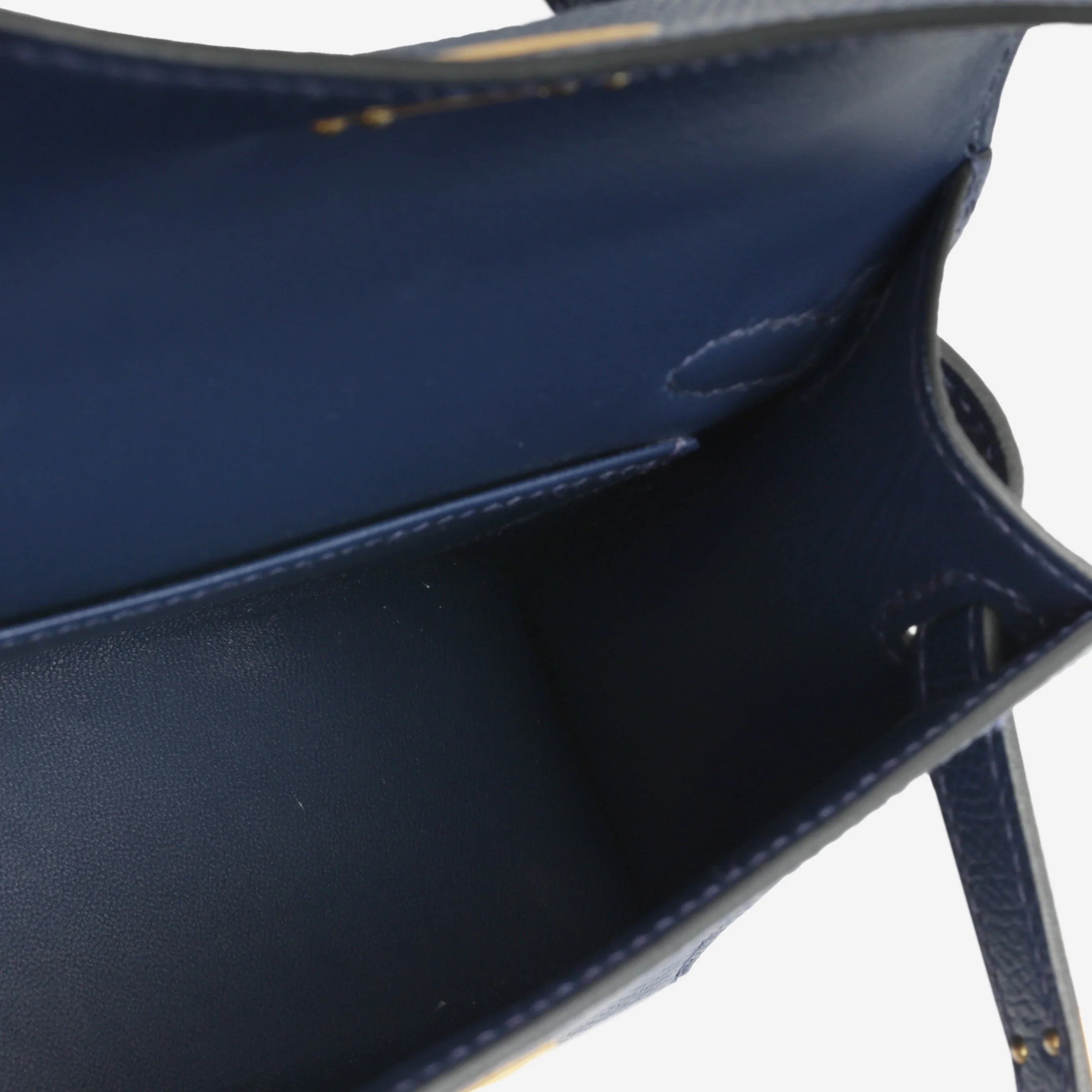 Hermès Mini Kelly - Bleu Navy Epsom | Gold Hardware - Image 11