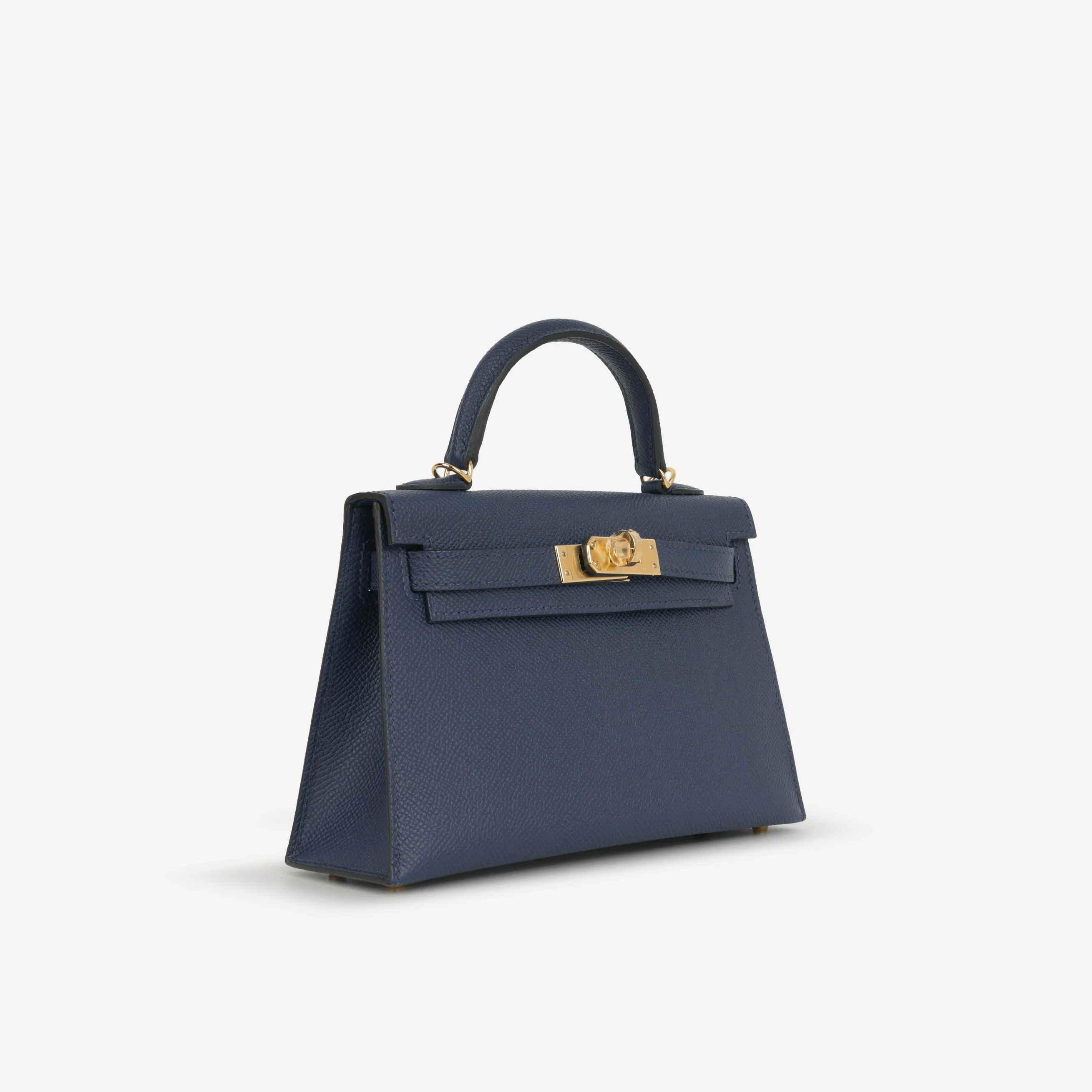 Hermès Mini Kelly - Bleu Navy Epsom | Gold Hardware - Image 3