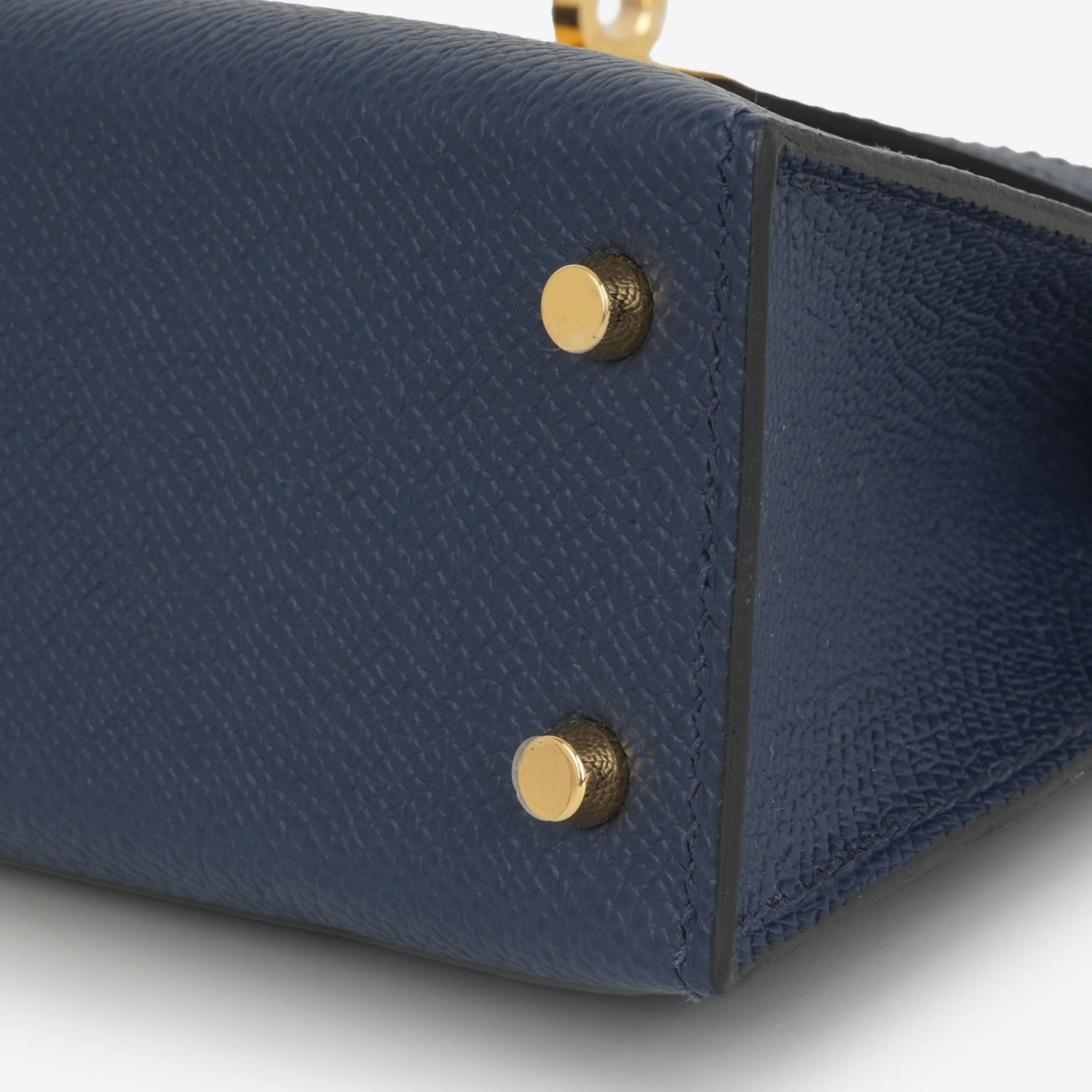 Hermès Mini Kelly - Bleu Navy Epsom | Gold Hardware - Image 7