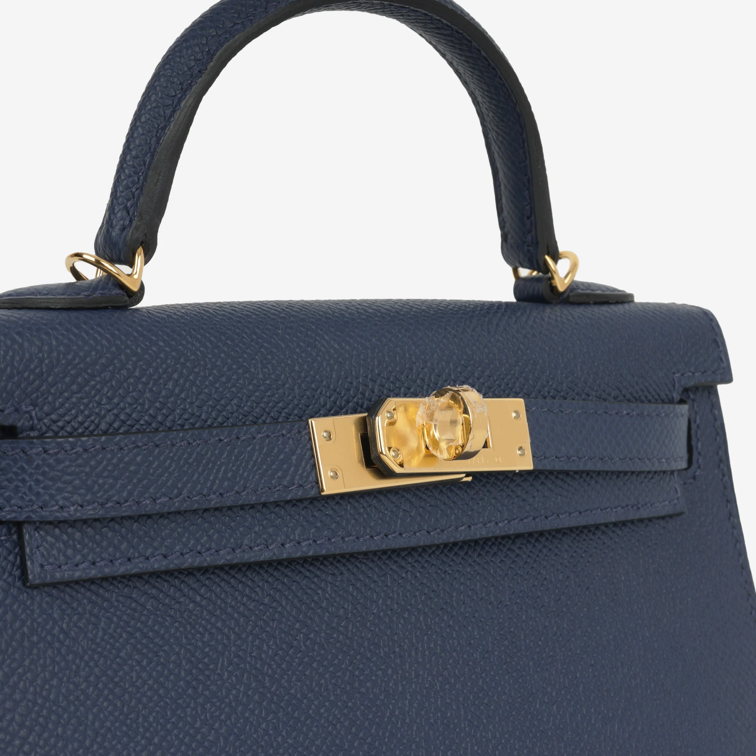 Hermès Mini Kelly - Bleu Navy Epsom | Gold Hardware - Image 8