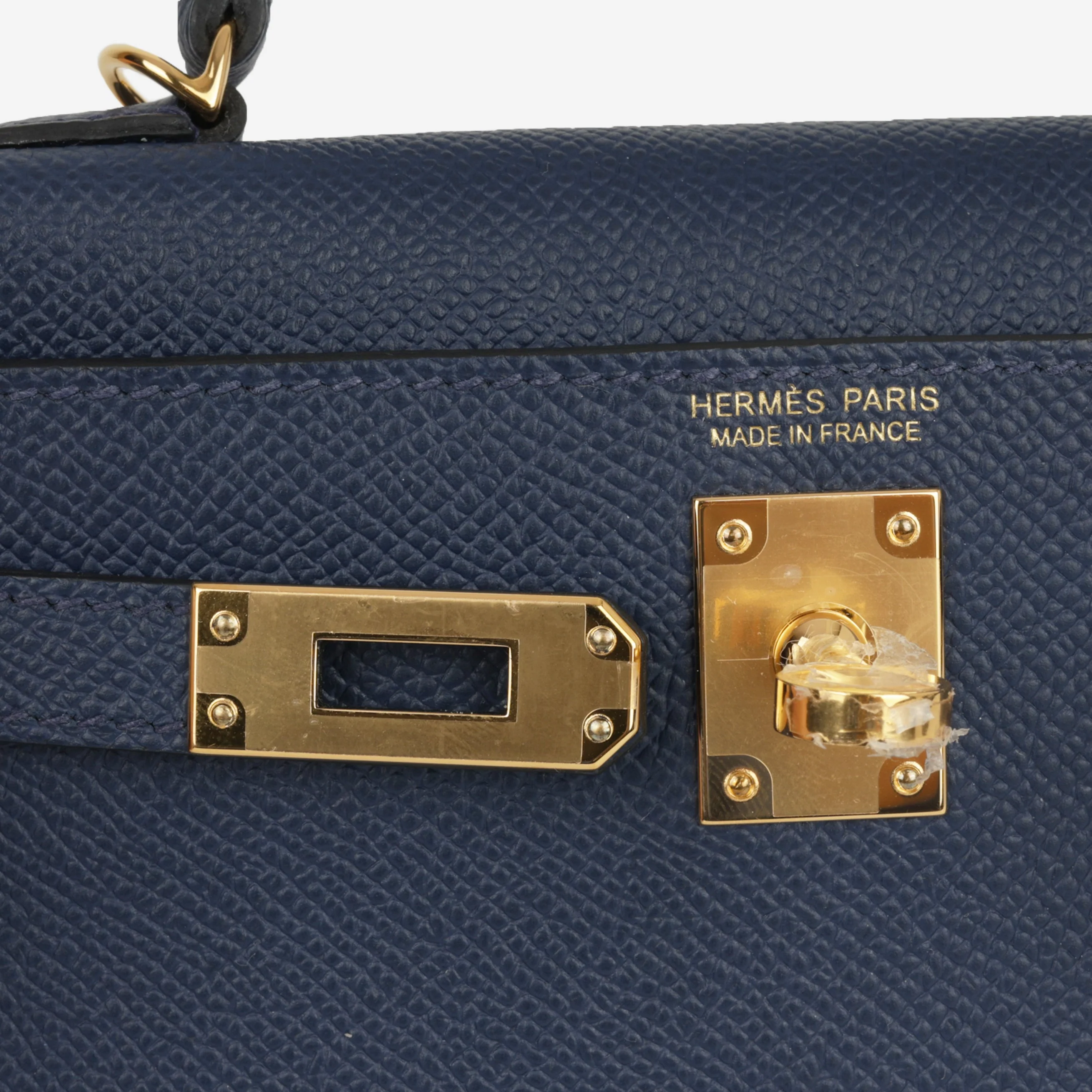 Hermès Mini Kelly - Bleu Navy Epsom | Gold Hardware - Image 9
