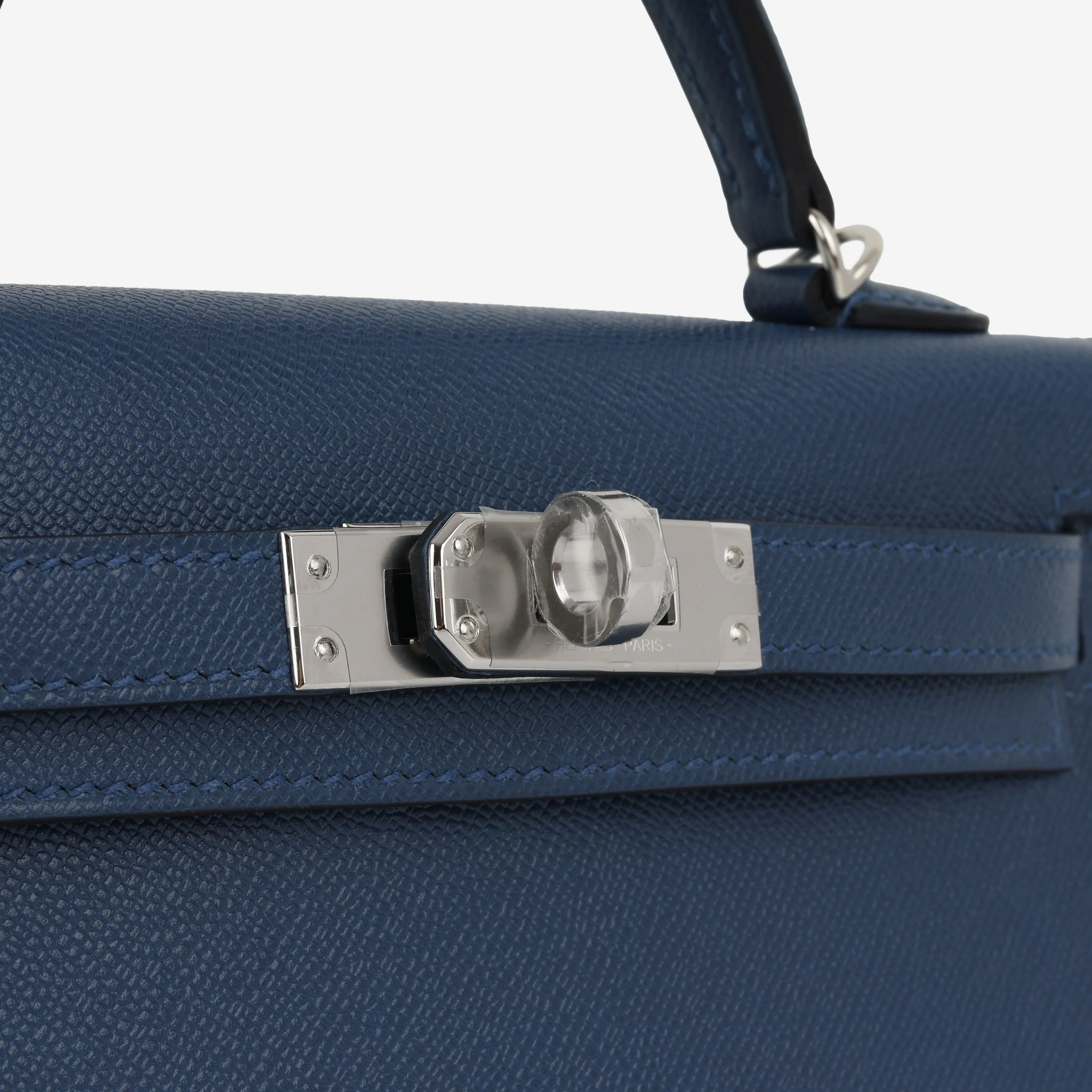 Hermès Mini Kelly - Bleu Tie Madame - Image 10