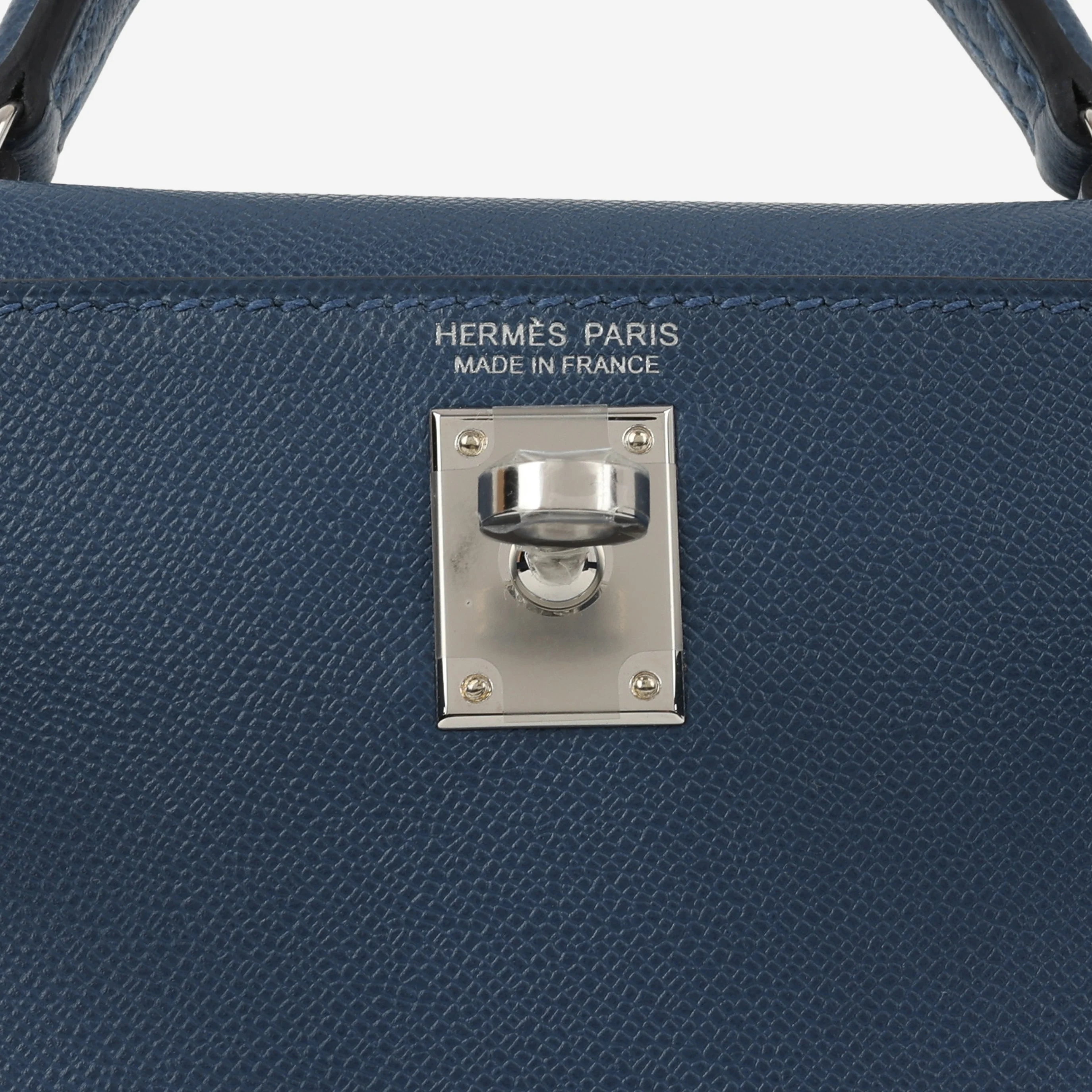 Hermès Mini Kelly - Bleu Tie Madame - Image 5