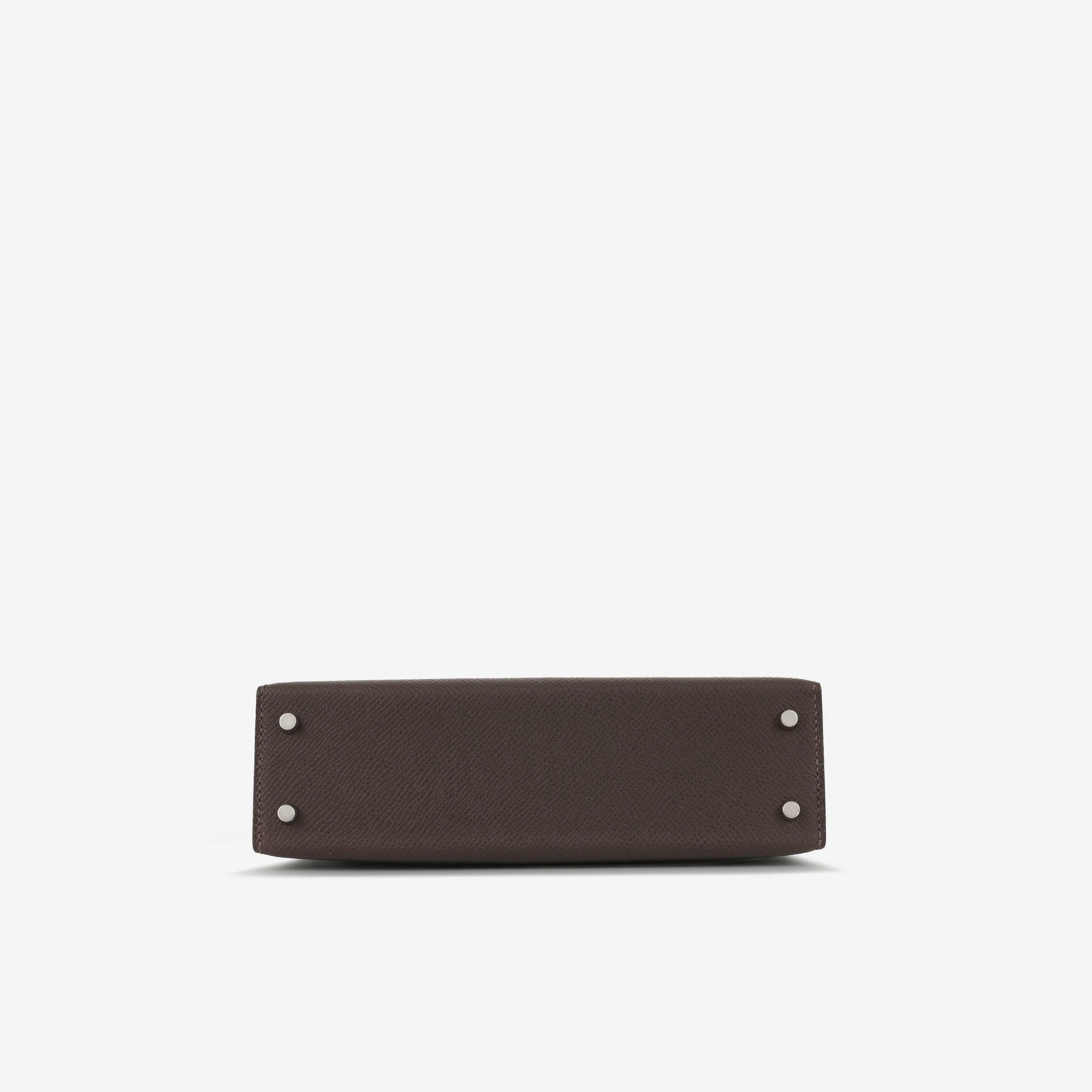 Hermès Mini Kelly - Ebene Epsom | Electrum Hardware (NWT) - Image 4