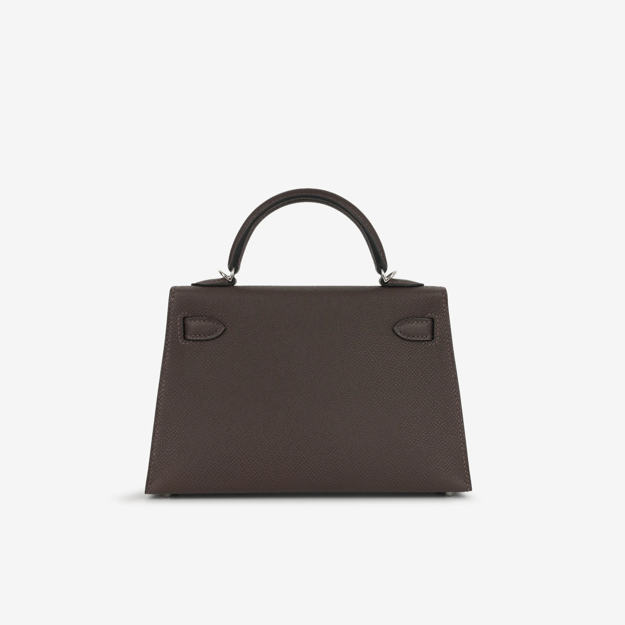 Hermès Mini Kelly - Ebene Epsom | Electrum Hardware (NWT) - Image 8
