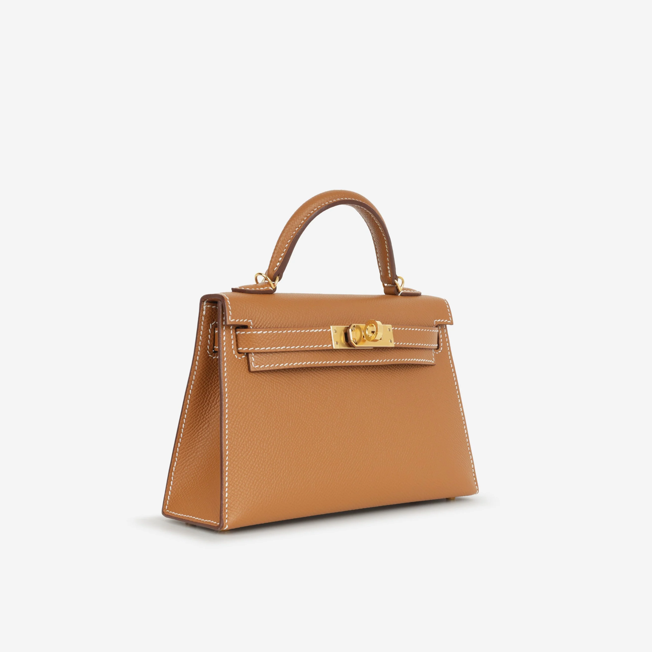 Hermès Mini Kelly - Gold Epsom | Gold Hardware - Image 2