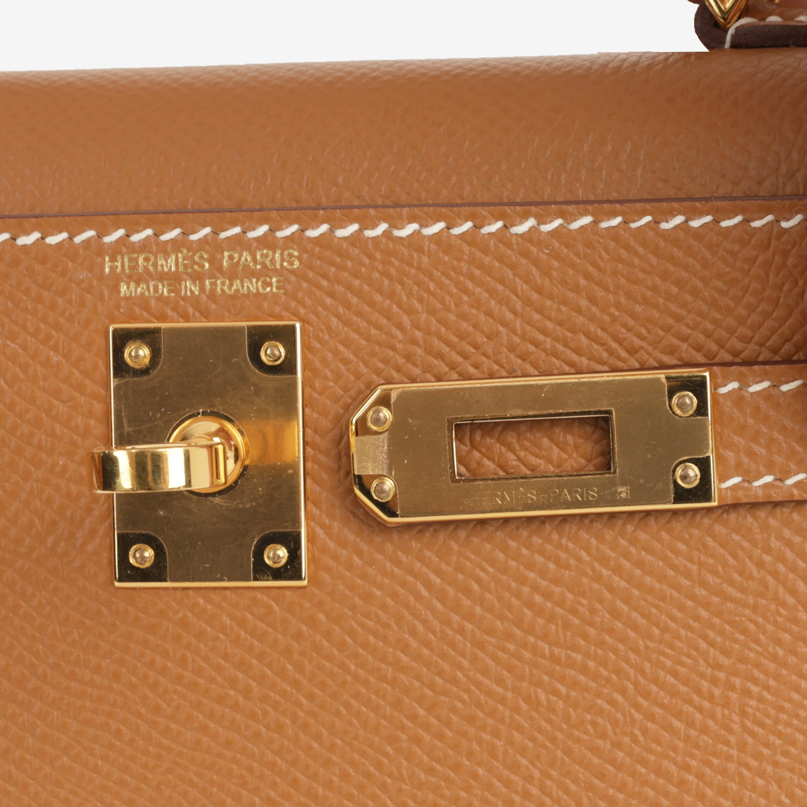 Hermès Mini Kelly - Gold Epsom | Gold Hardware - Image 9