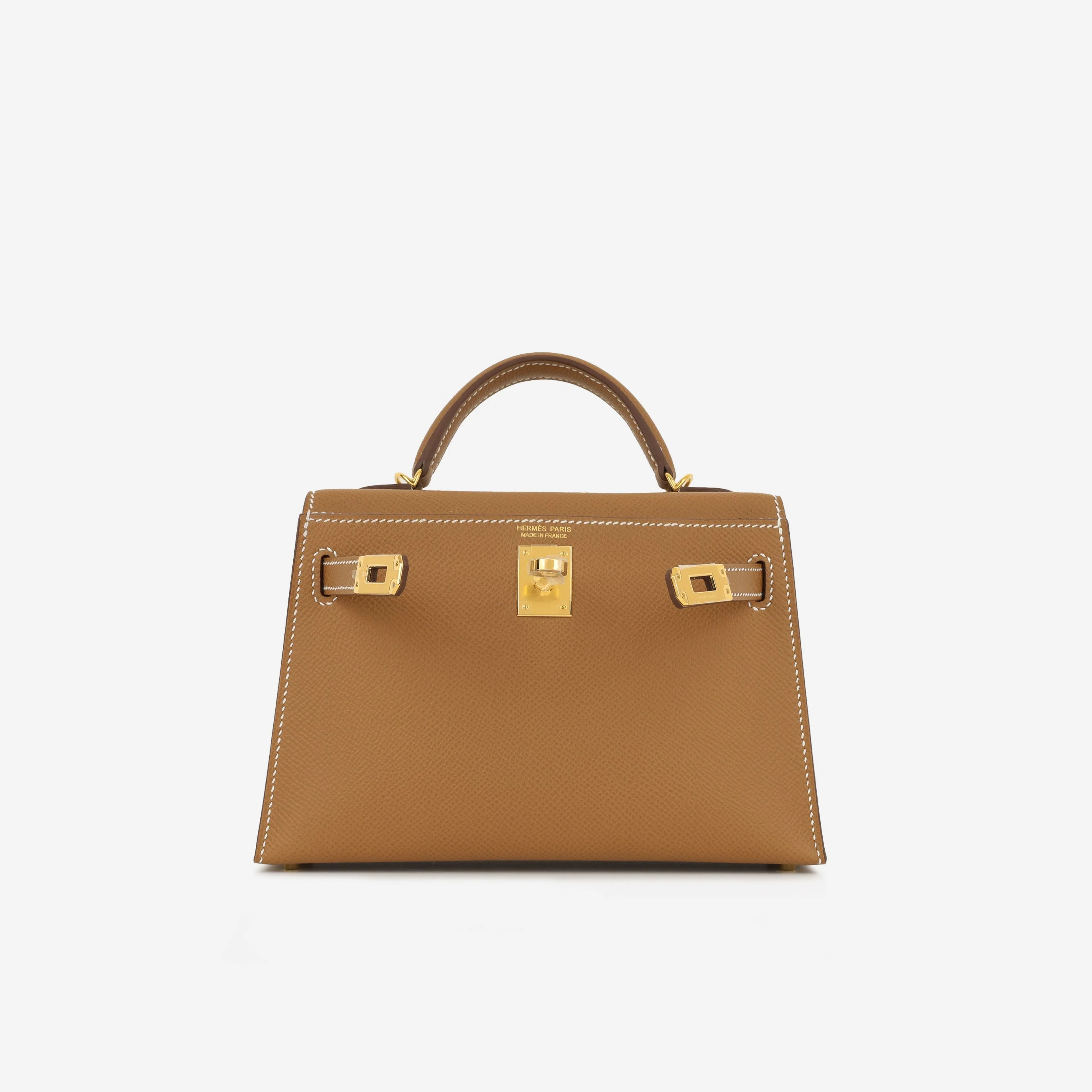 Hermès Mini Kelly - Gold Epsom | Gold Hardware - Image 4