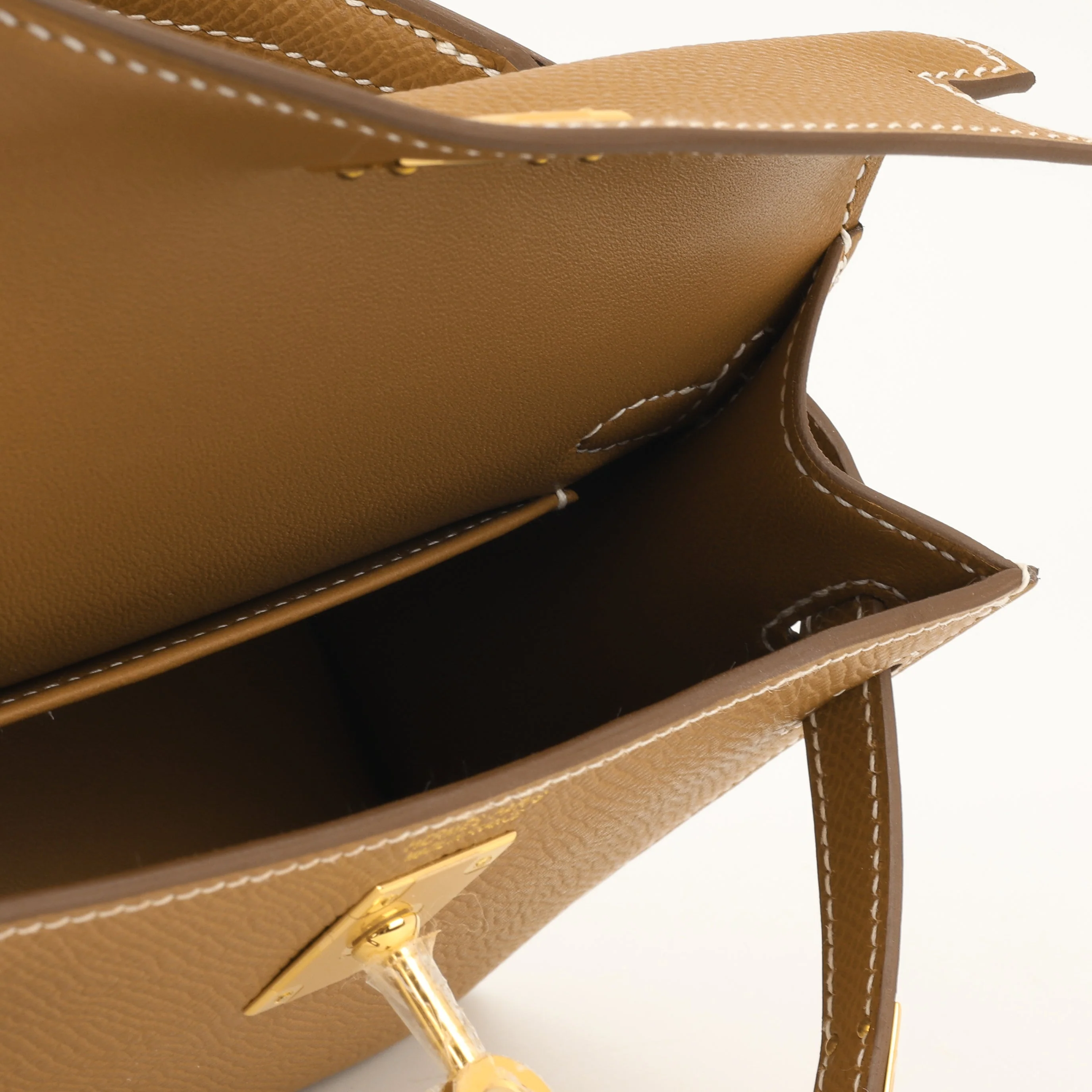 Hermès Mini Kelly - Gold Epsom | Gold Hardware - Image 7