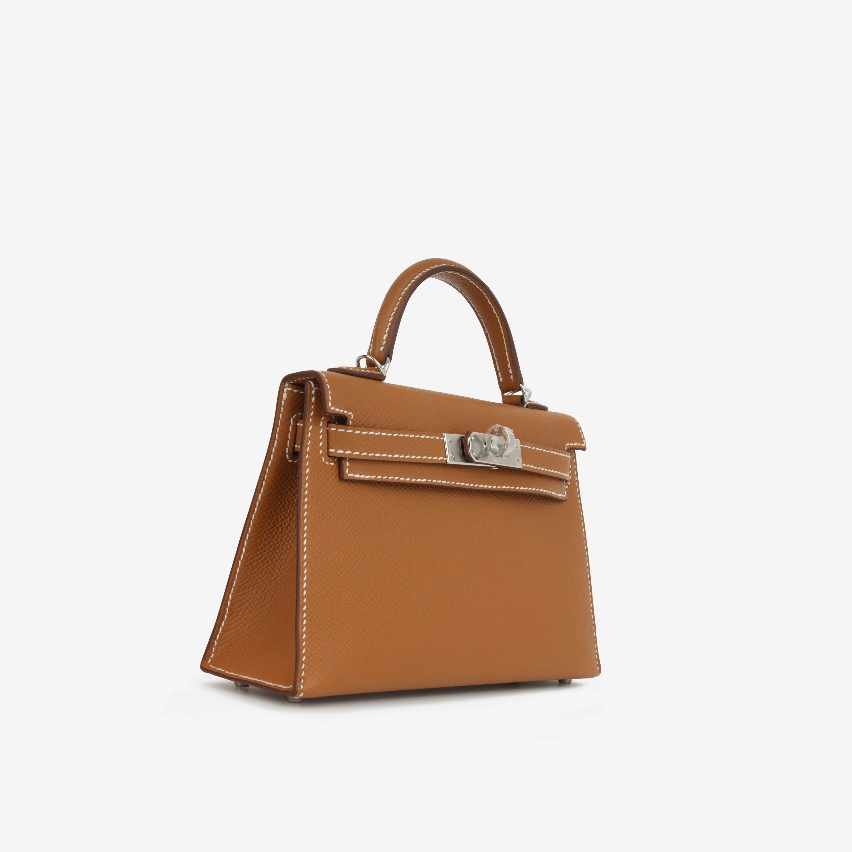 Hermès Mini Kelly - Gold Epsom | Palladium Hardware - Image 2
