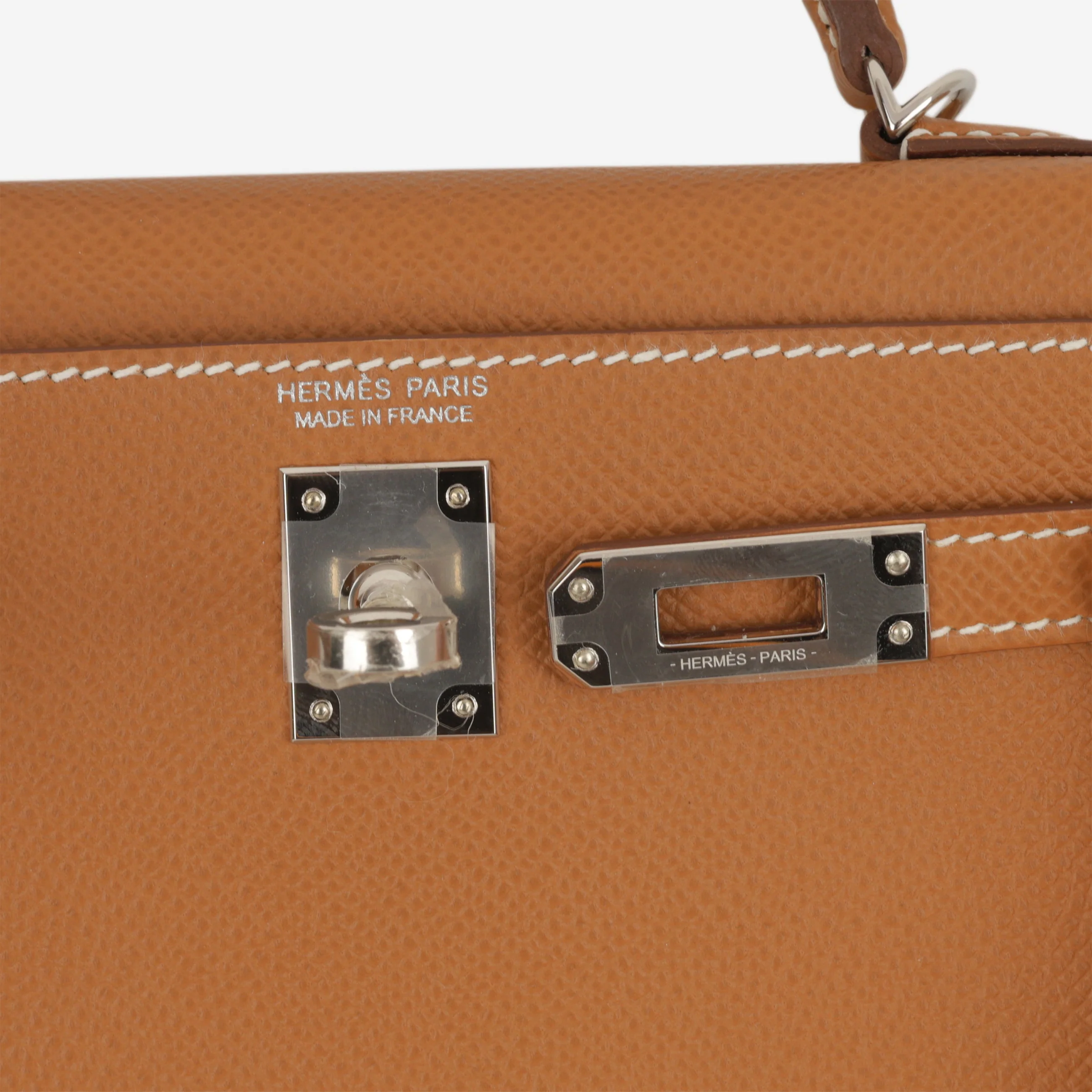 Hermès Hermès Mini Kelly - Gold Epsom | Palladium Hardware - Image 10