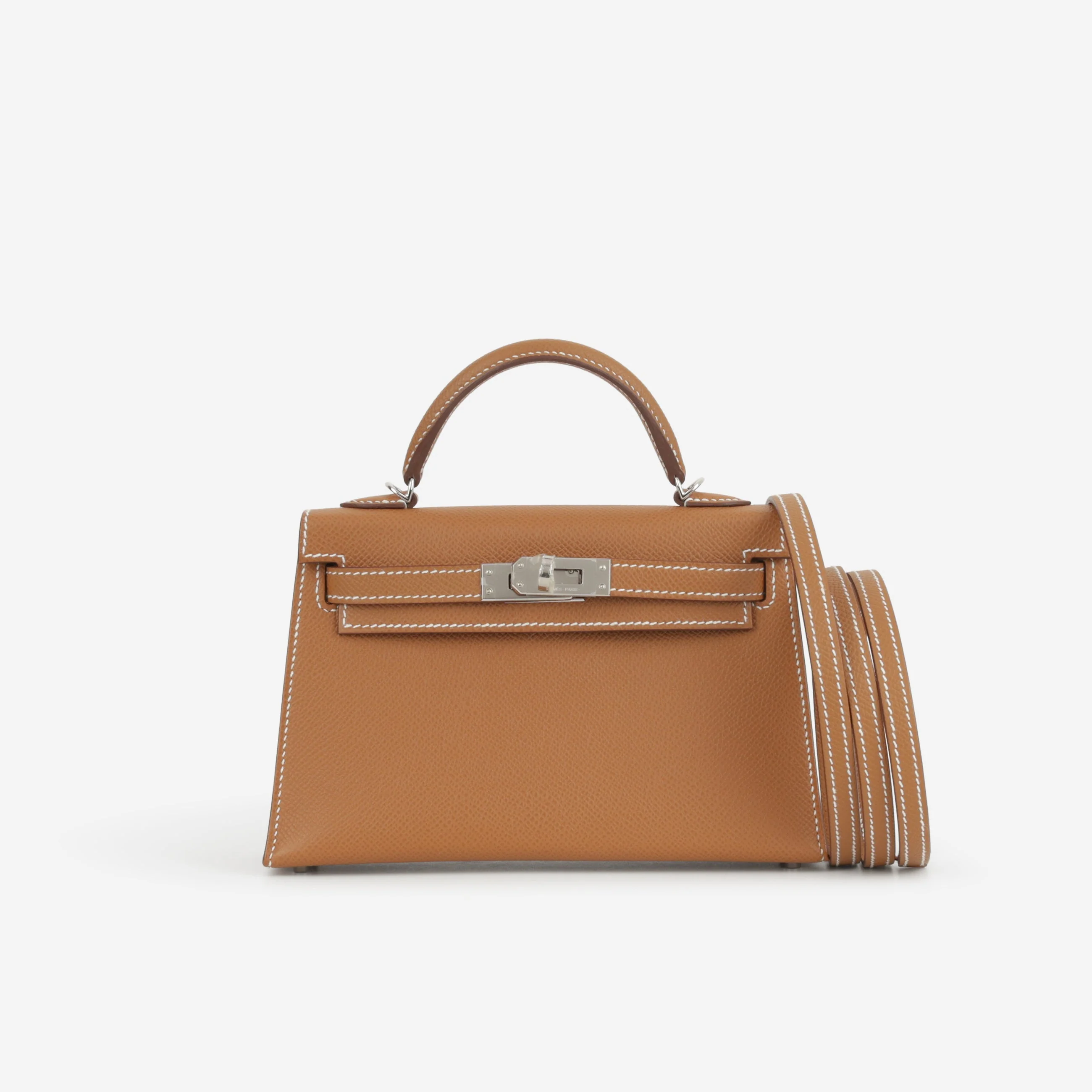 Hermès Hermès Mini Kelly - Gold Epsom | Palladium Hardware - Image 2