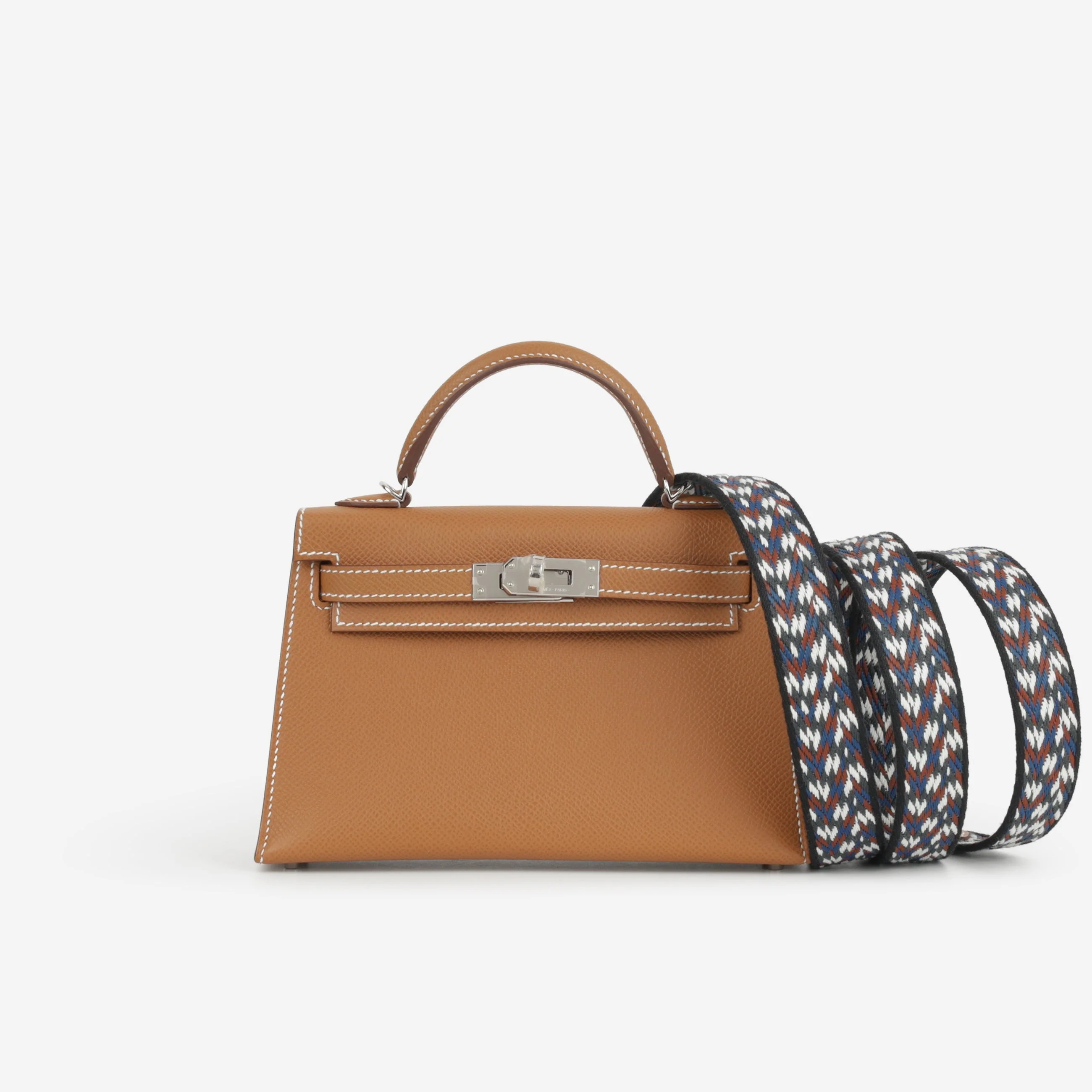 Hermès Hermès Mini Kelly - Gold Epsom | Palladium Hardware - Image 3