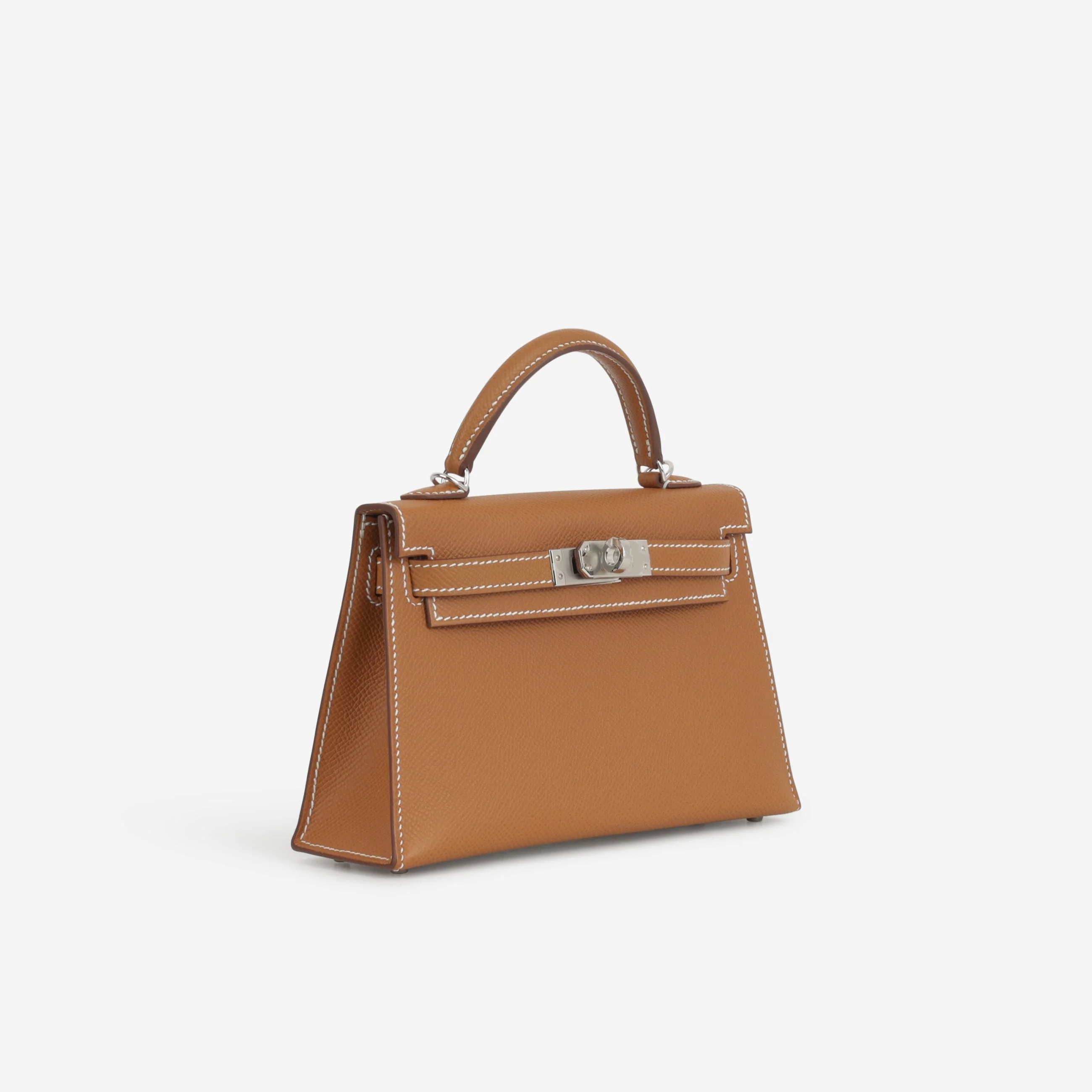 Hermès Hermès Mini Kelly - Gold Epsom | Palladium Hardware - Image 4
