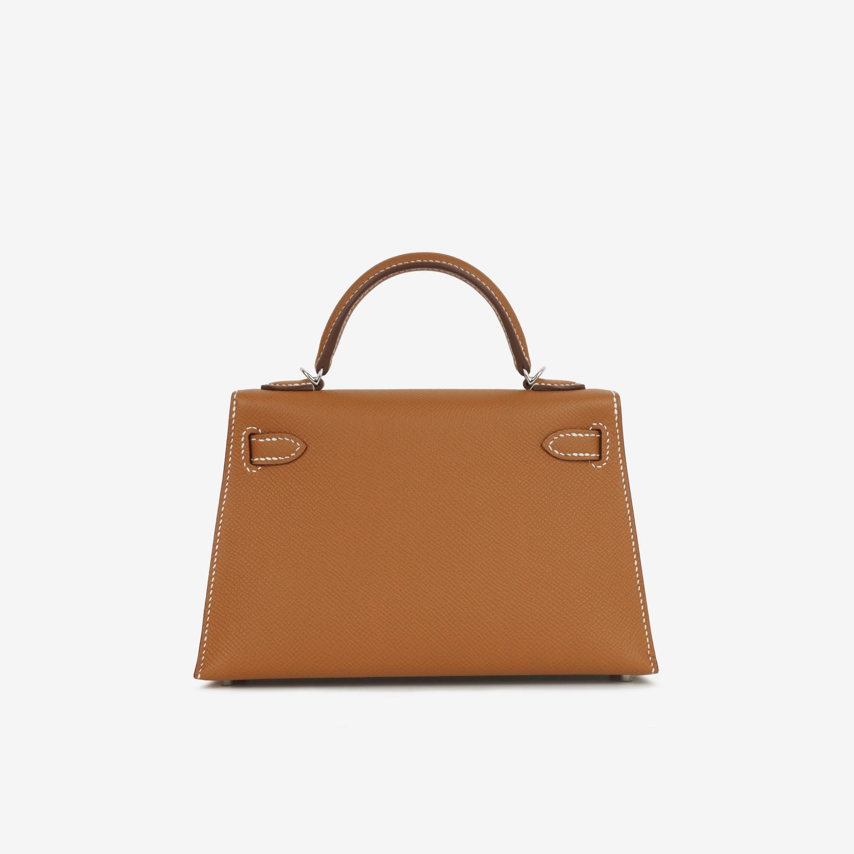 Hermès Mini Kelly - Gold Epsom | Palladium Hardware - Image 4