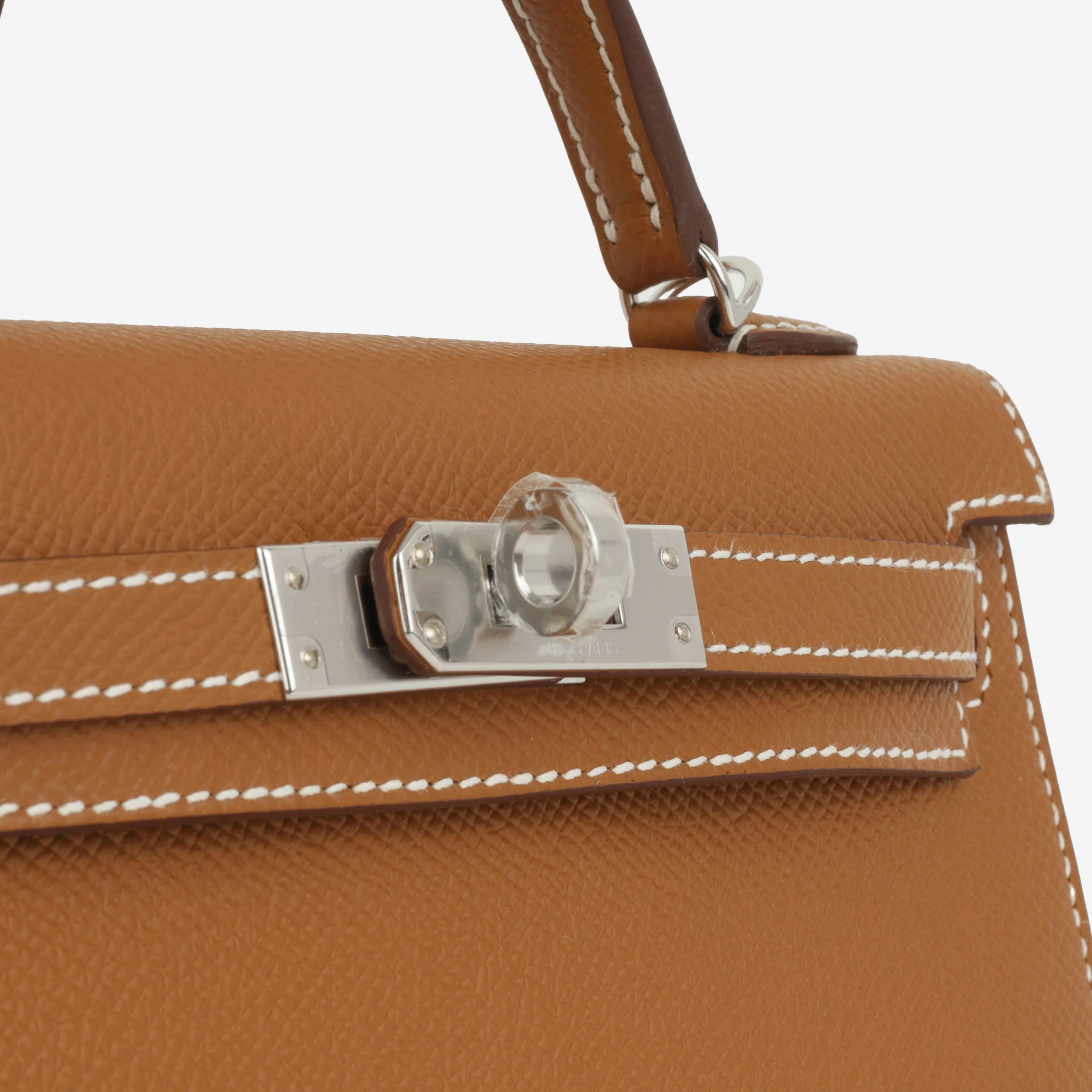 Hermès Mini Kelly - Gold Epsom | Palladium Hardware - Image 6