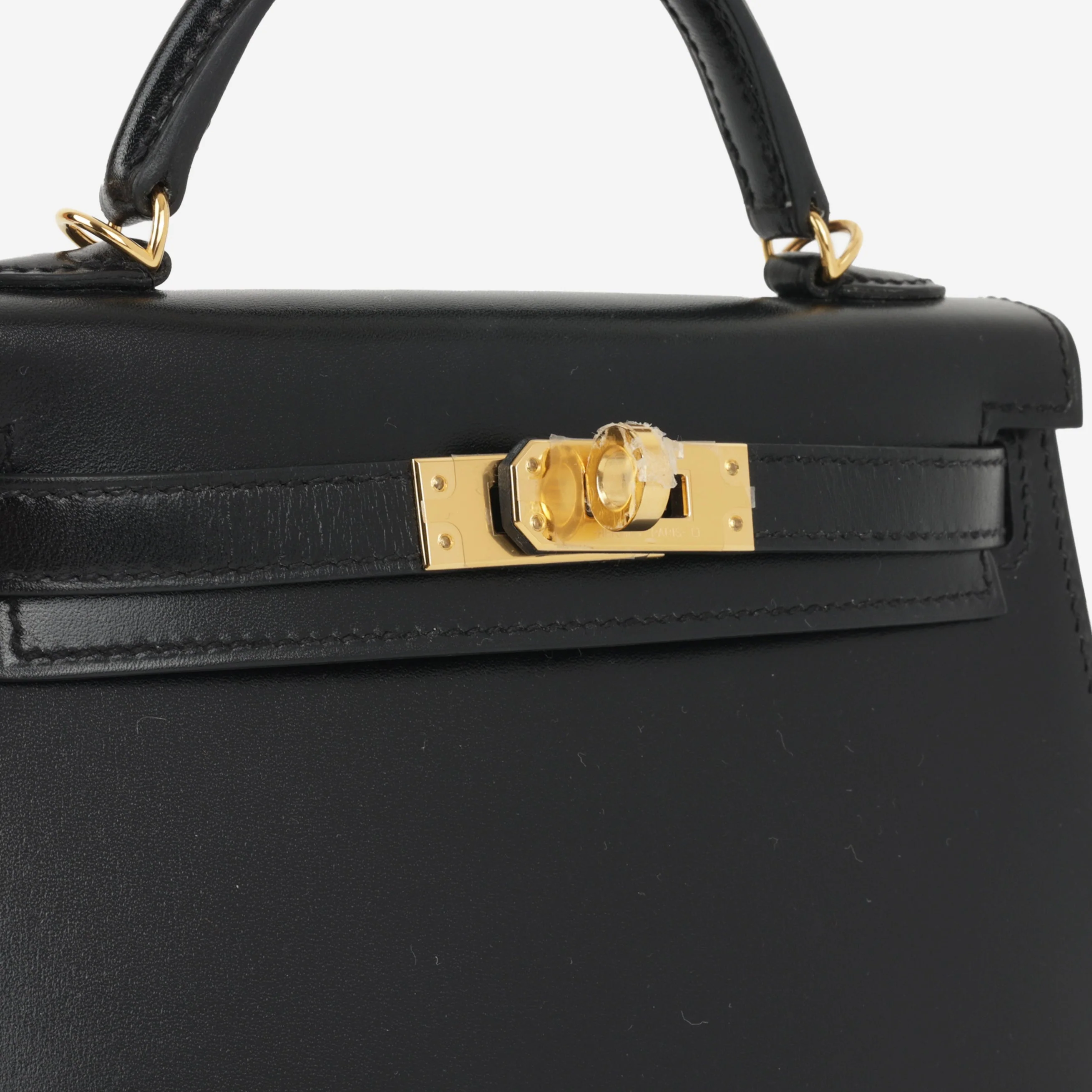 Hermès Mini Kelly - Noir Box Calf | Gold Hardware - Image 10