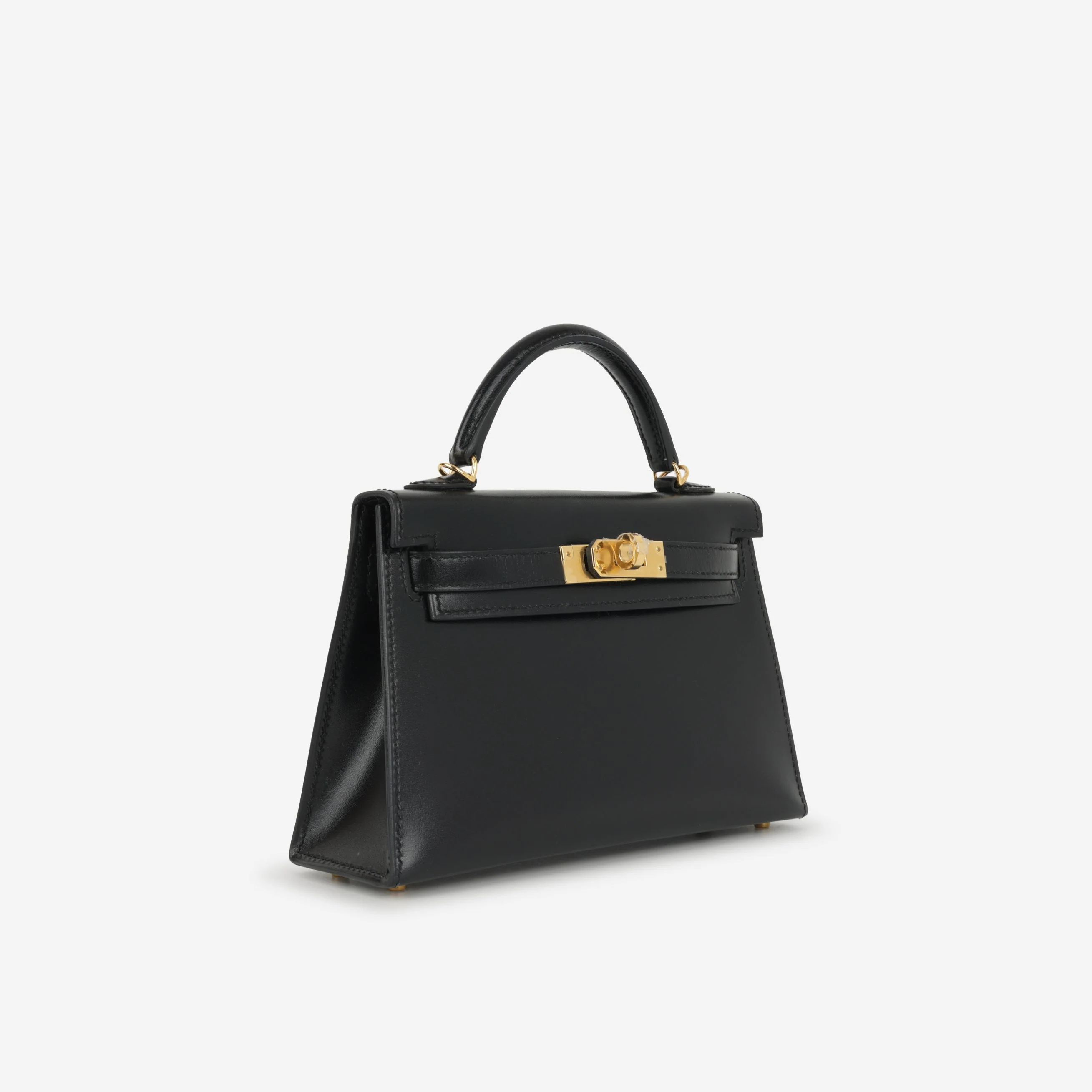 Hermès Mini Kelly - Noir Box Calf | Gold Hardware - Image 2