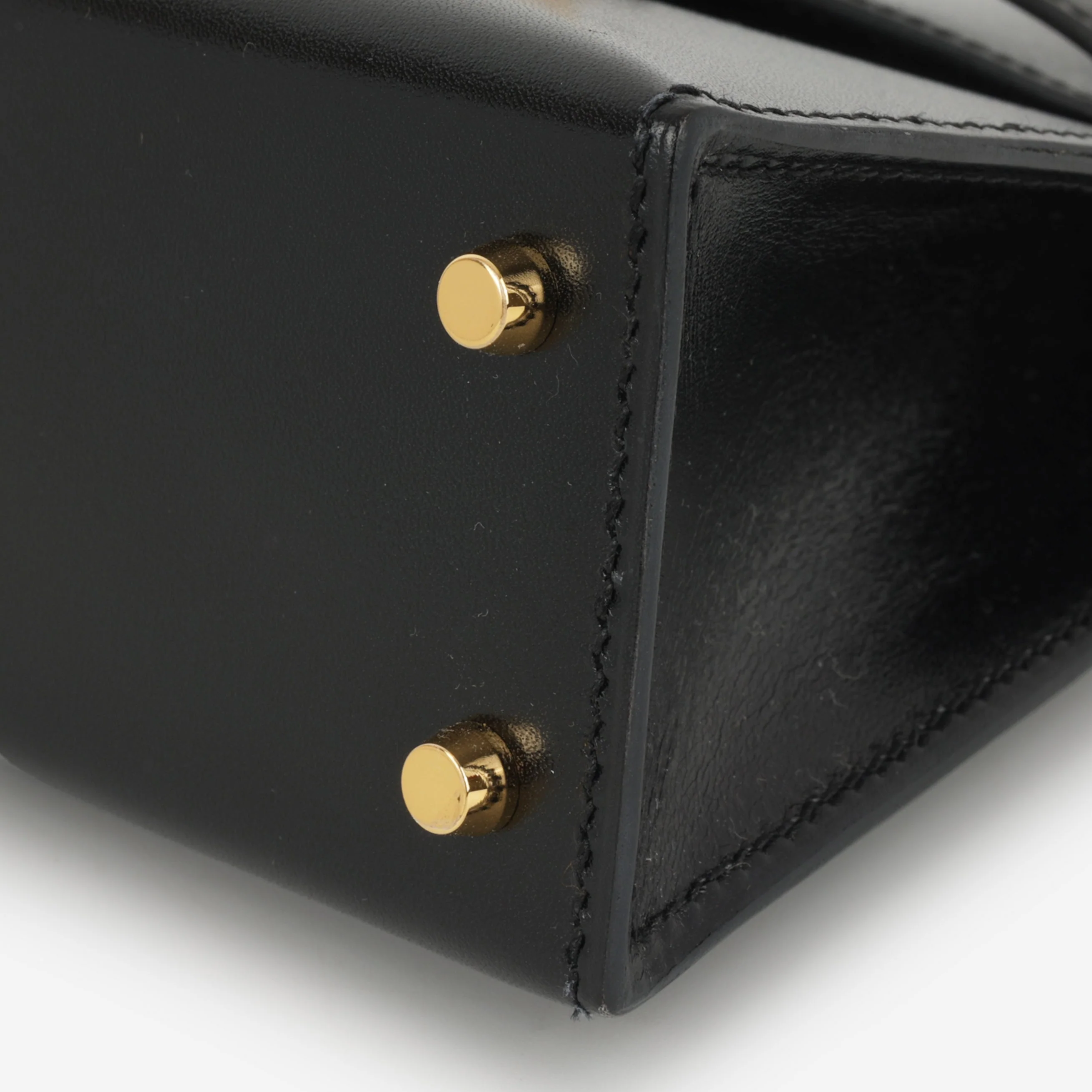 Hermès Mini Kelly - Noir Box Calf | Gold Hardware - Image 6