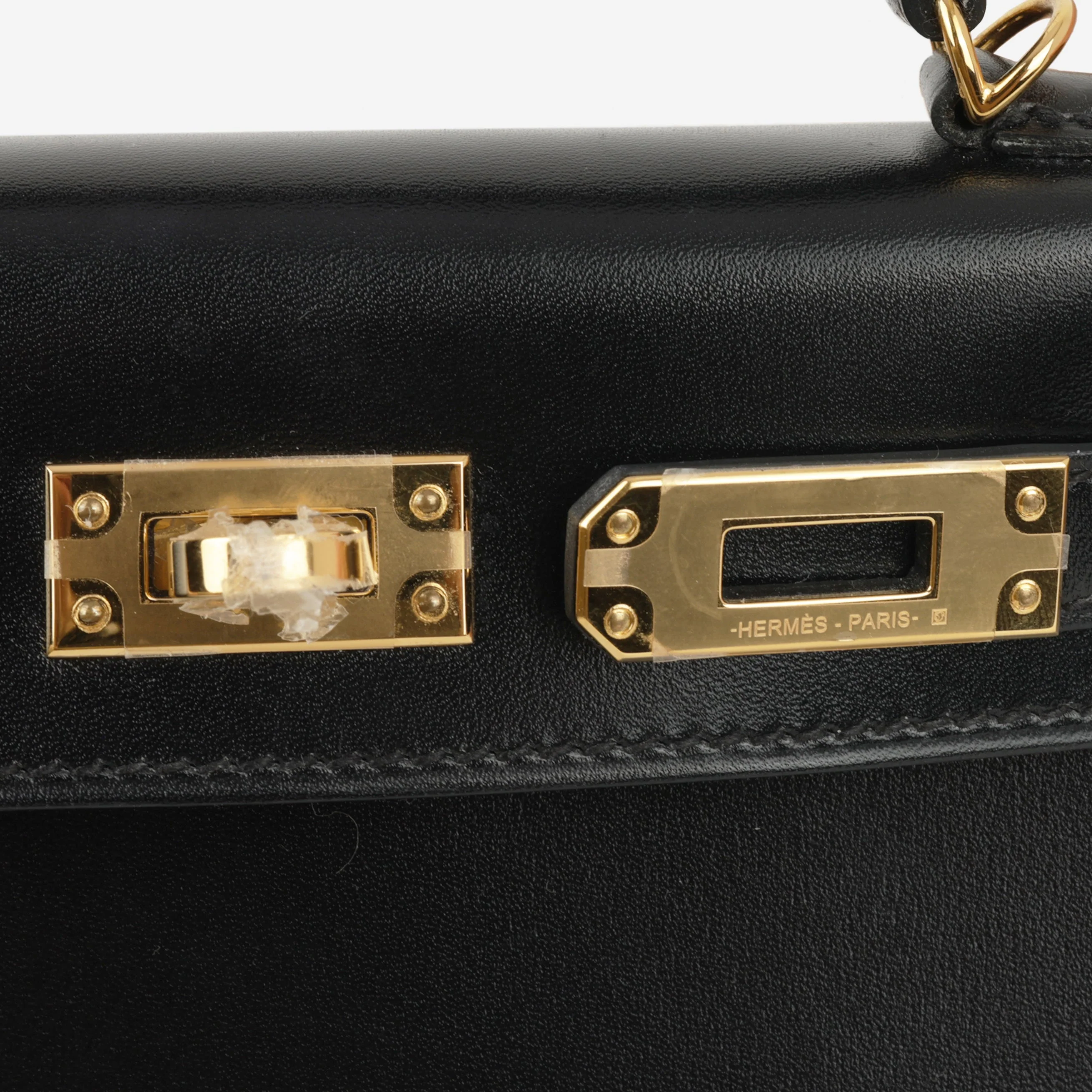 Hermès Mini Kelly - Noir Box Calf | Gold Hardware - Image 8