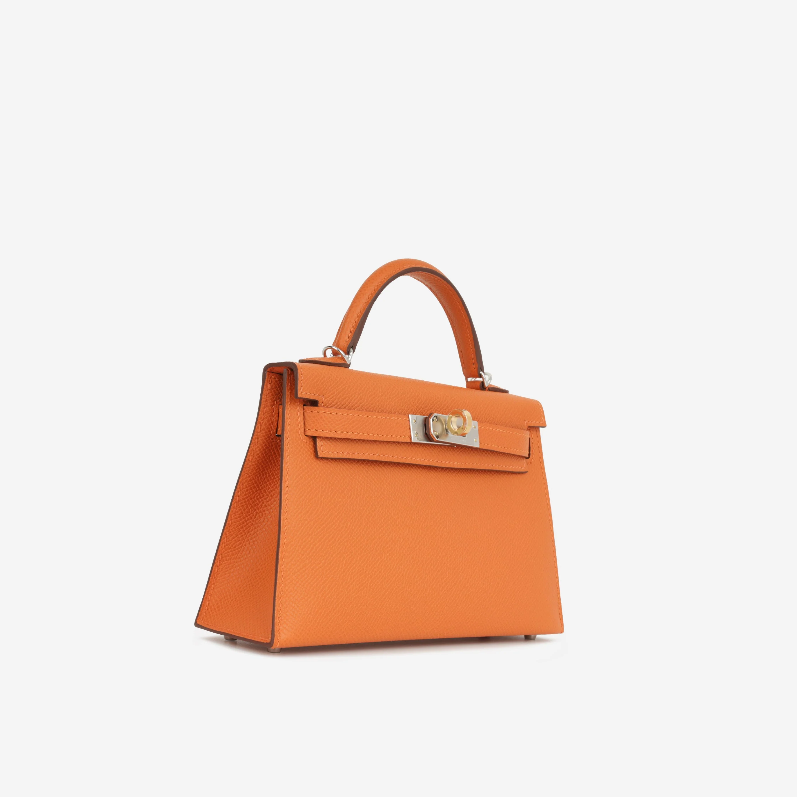 Hermès Mini Kelly - Orange Epsom | Electrum Hardware - Image 2
