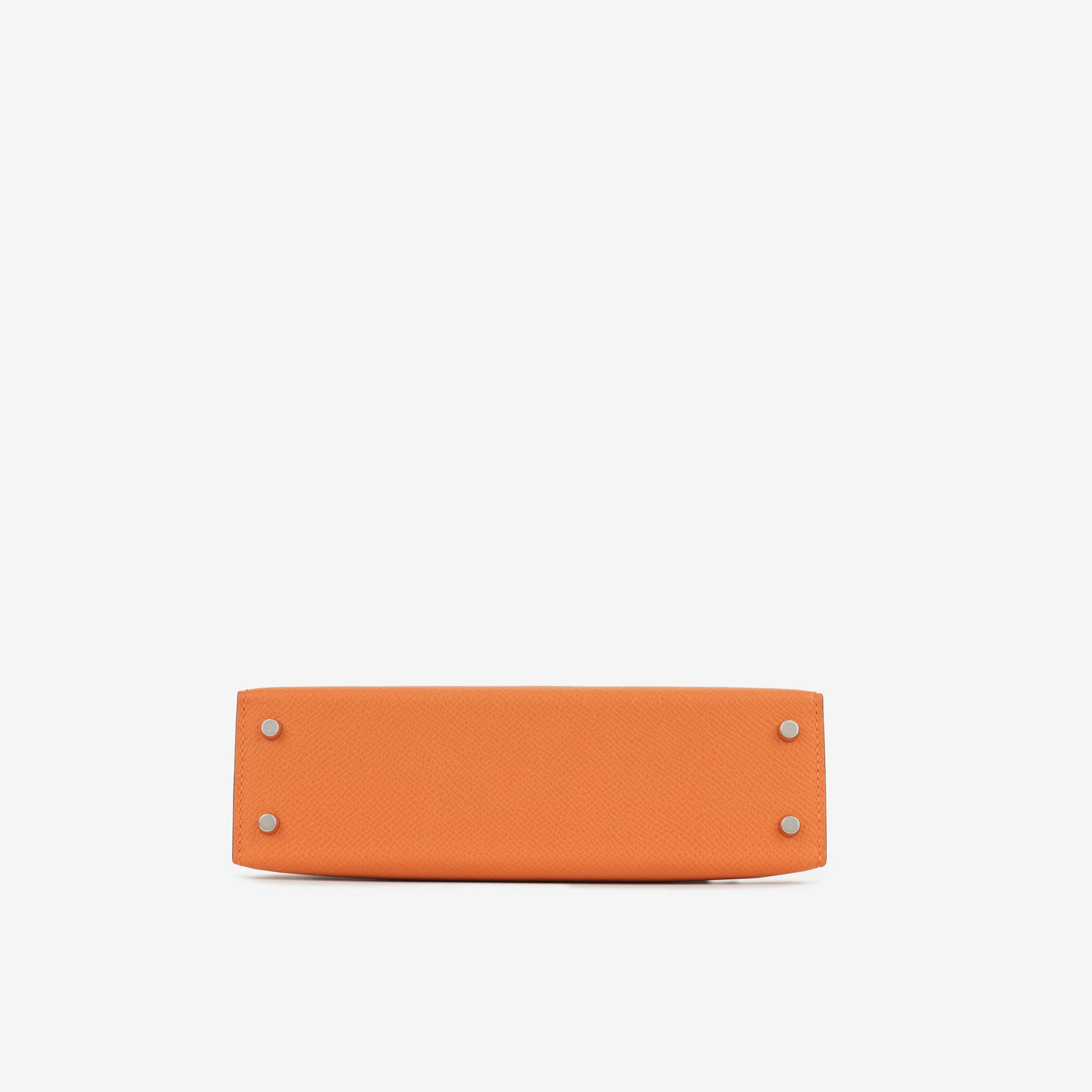 Hermès Mini Kelly - Orange Epsom | Electrum Hardware - Image 6