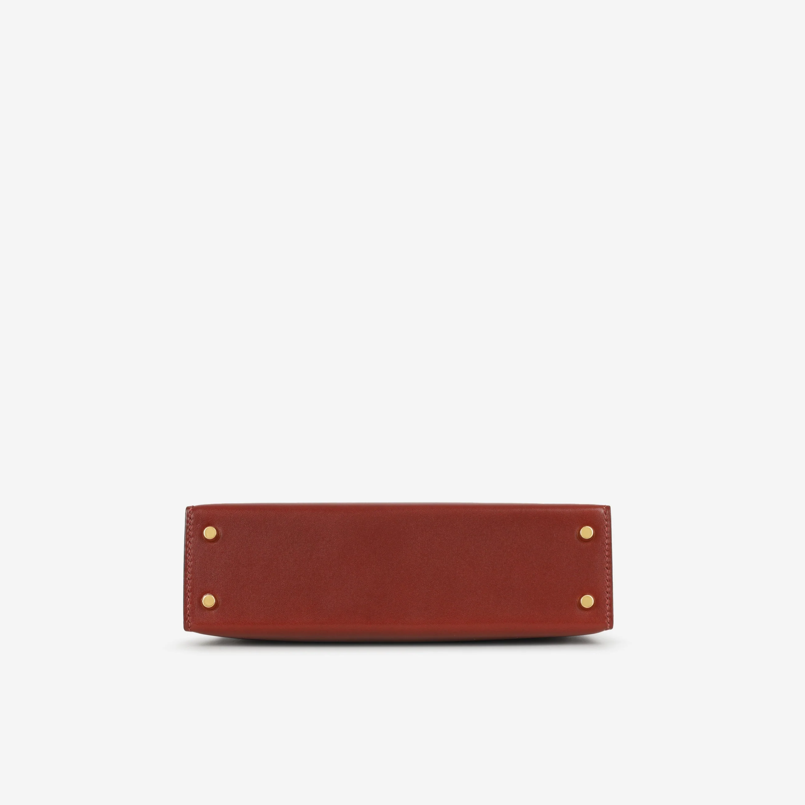 Hermès Mini Kelly - RougeH Box Calf | Gold Hardware - Image 5