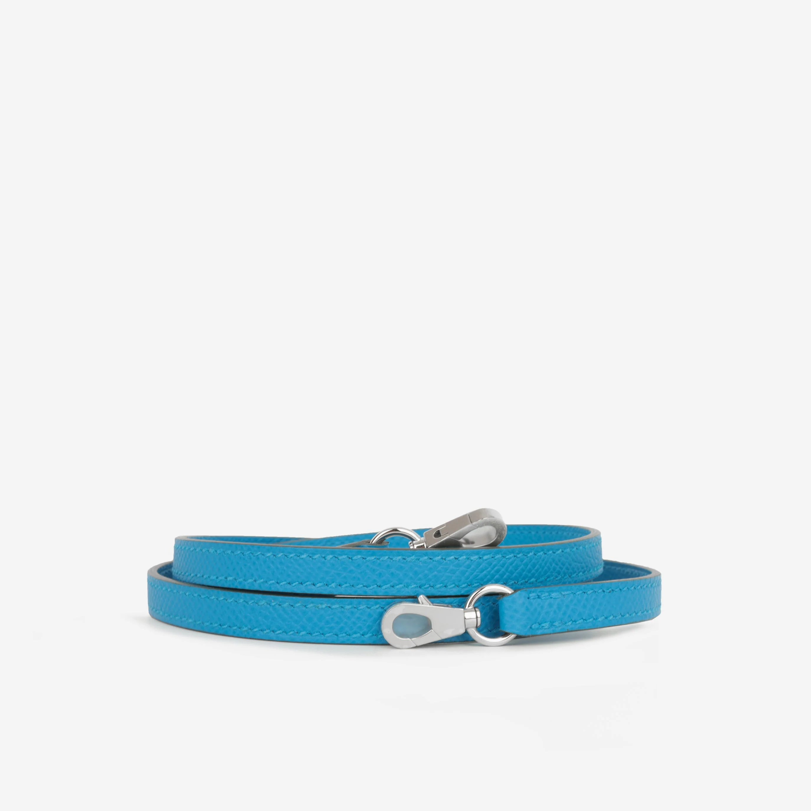 Hermès Mini Kelly Tricolore - Vert Vertigo / Vert Fizz / Bleu Zanzibar Epsom | Palladium Hardware - Image 8