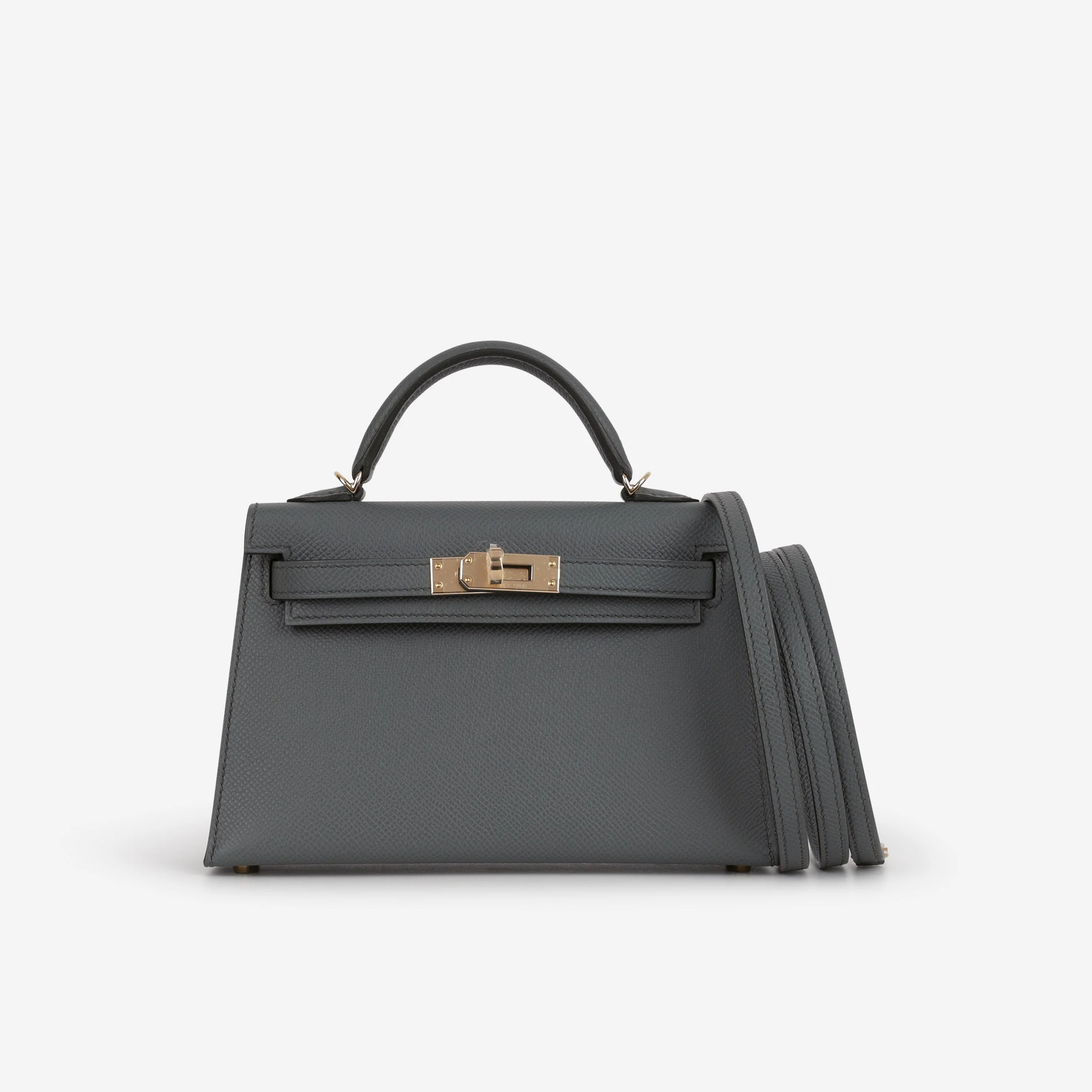 Hermès Mini Kelly - Vert Amande Epsom | Permabrass Hardware - Image 2