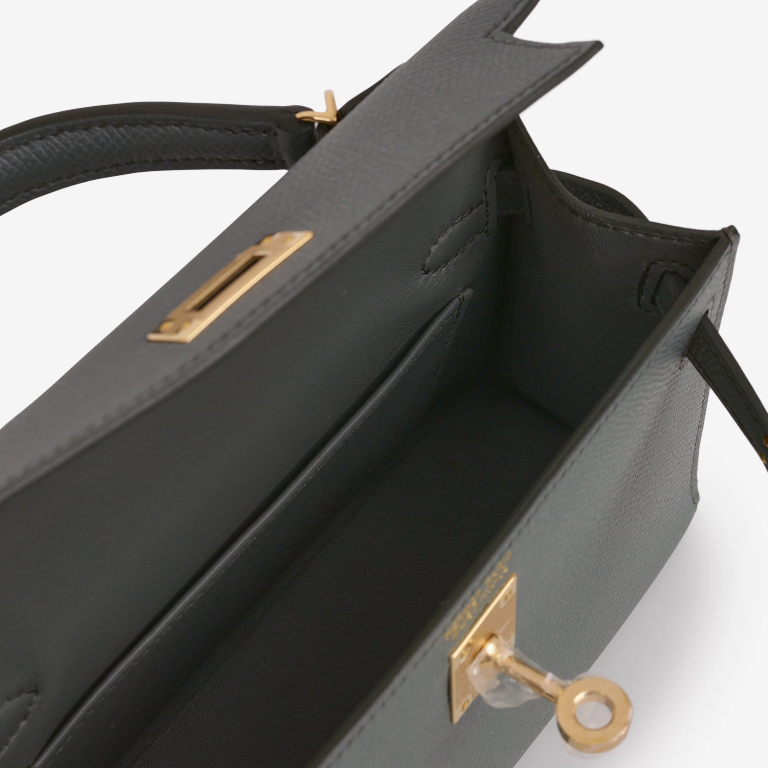 Hermès Mini Kelly - Vert Amande Epsom | Permabrass Hardware - Image 6