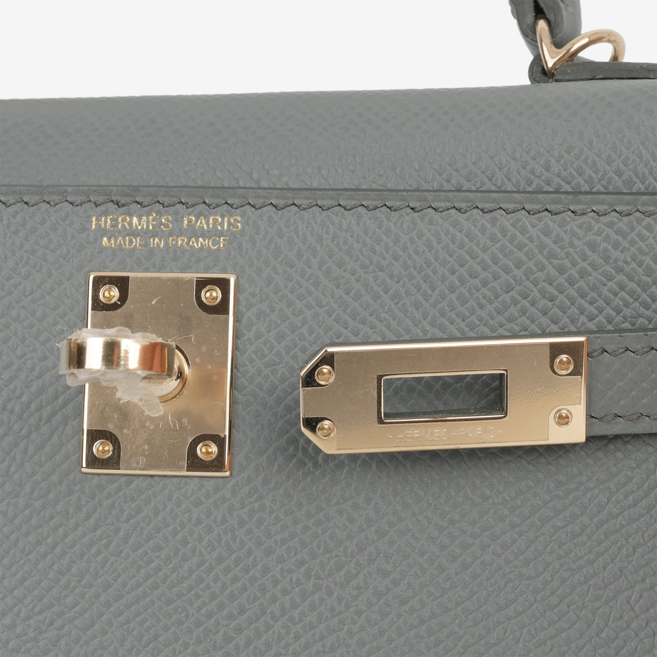 Hermès Mini Kelly - Vert Amande Epsom | Permabrass Hardware - Image 10