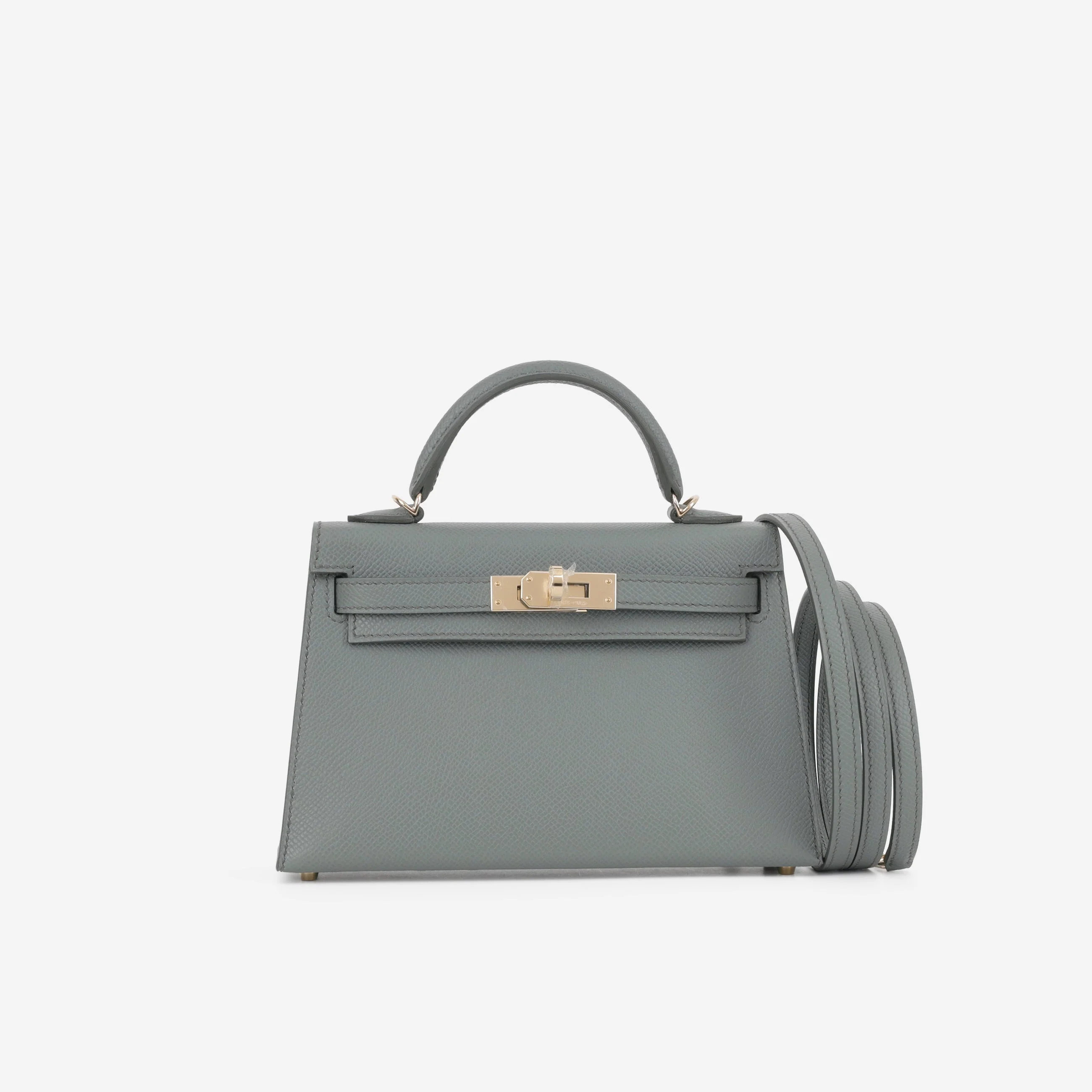 Hermès Mini Kelly - Vert Amande Epsom | Permabrass Hardware - Image 2